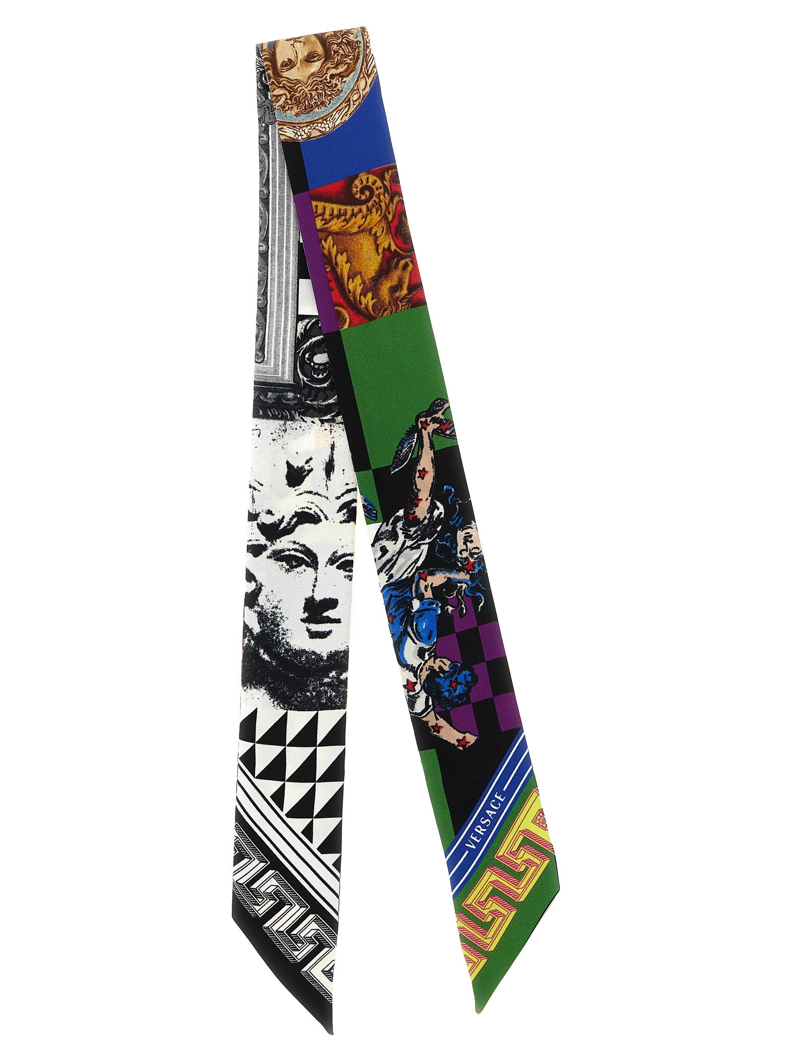 Versace Multicolor Silk Foulard Versace