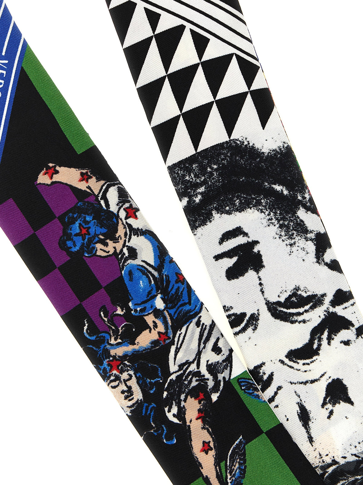 Versace Multicolor Silk Foulard Versace