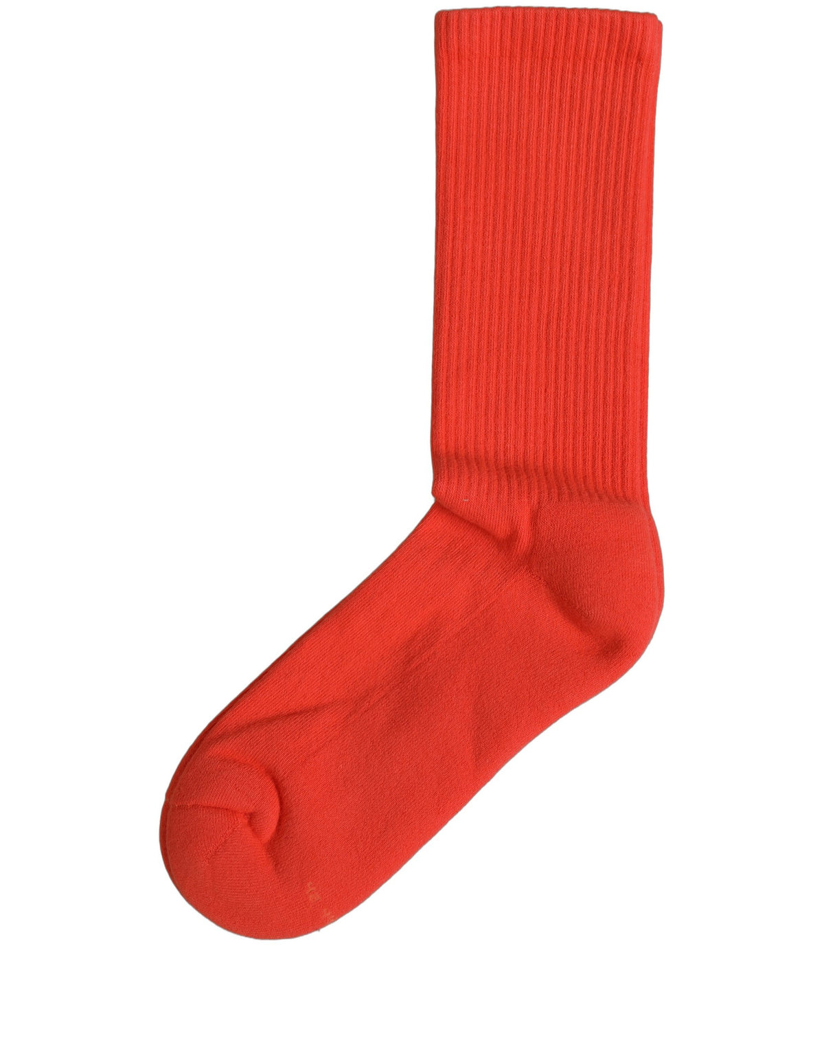 Dolce & Gabbana Red Cotton Ribbed Mid Calf Women Accessory Socks Dolce & Gabbana