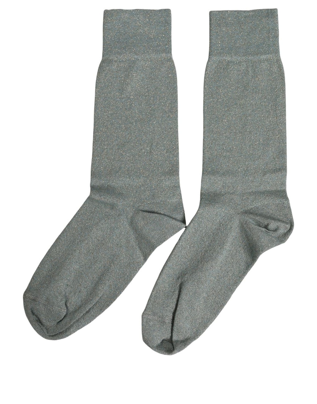 Dolce & Gabbana Gray Viscose Logo Mid Calf Accessory Socks Dolce & Gabbana