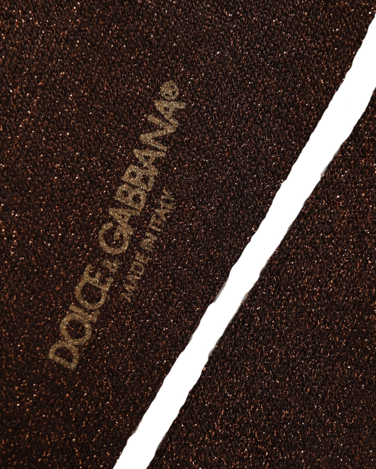 Dolce & Gabbana Dark Brown Viscose Logo Mid Calf Accessory Socks Dolce & Gabbana