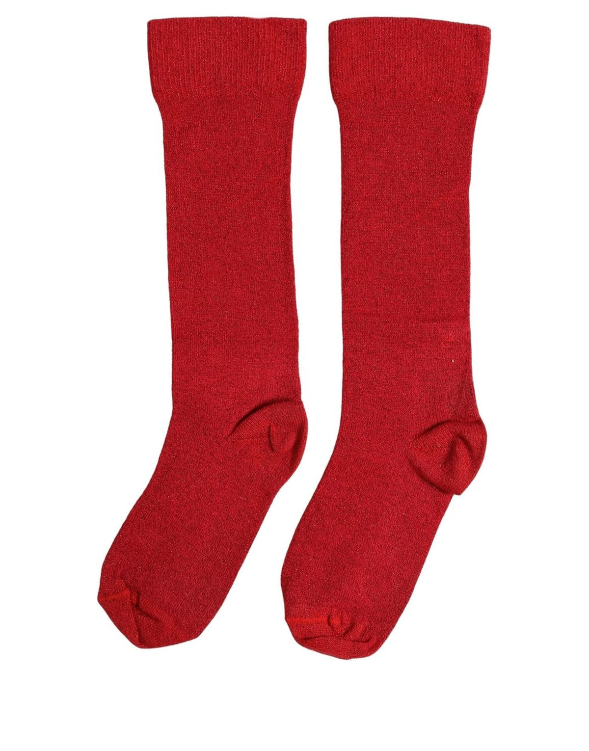 Dolce & Gabbana Red Viscose DG Logo Mid Calf Accessory Socks Dolce & Gabbana