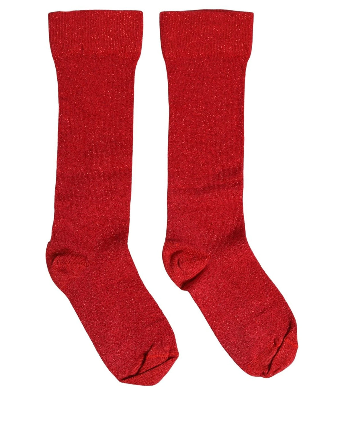Dolce & Gabbana Red Viscose DG Logo Mid Calf Accessory Socks Dolce & Gabbana