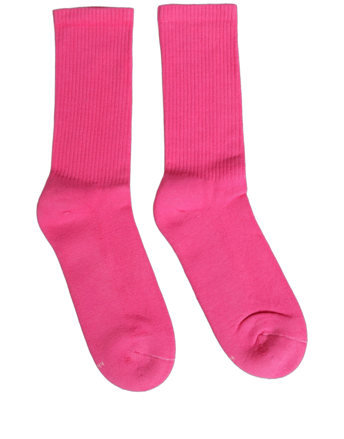 Dolce & Gabbana Pink Cotton Ribbed Mid Calf Women Accessory Socks Dolce & Gabbana