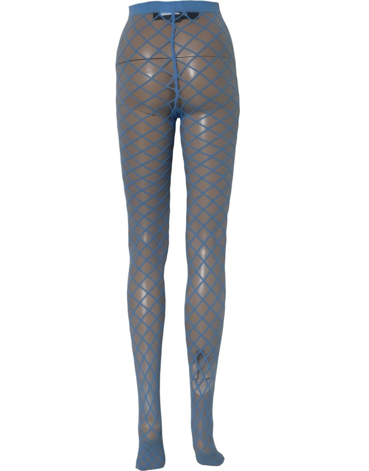 Dolce & Gabbana Light Blue Nylon Fishnet Pantyhose Stockings Socks Dolce & Gabbana
