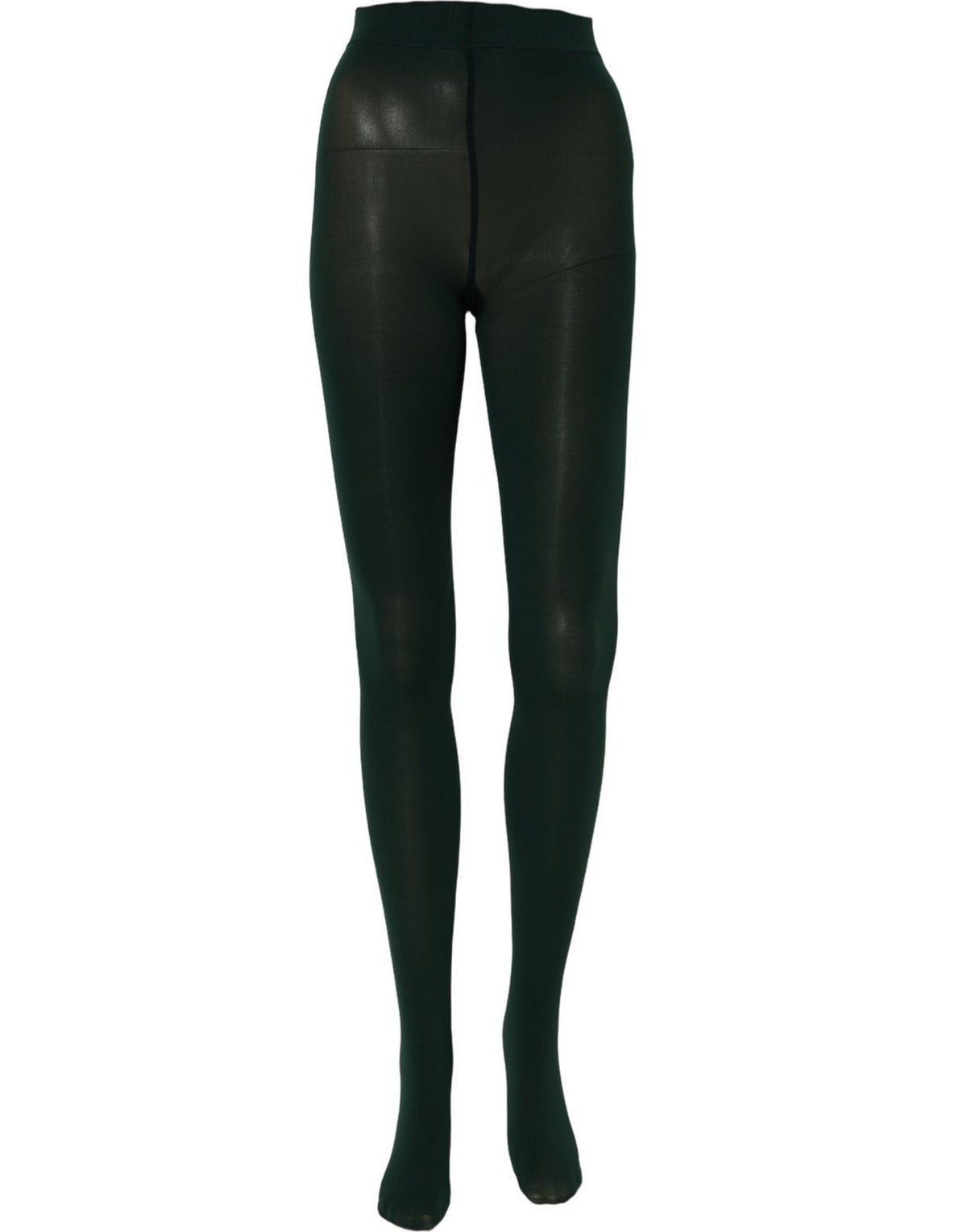 Dolce & Gabbana Dark Green Nylon Tights Stocking Pantyhose Socks Dolce & Gabbana