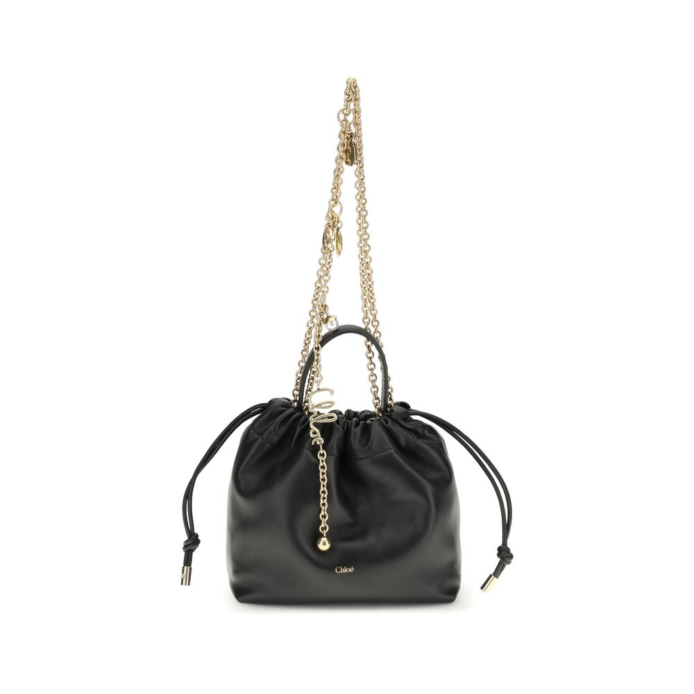 Chloé Black Calf Leather Bos Taurus Shoulder Bag Chloé
