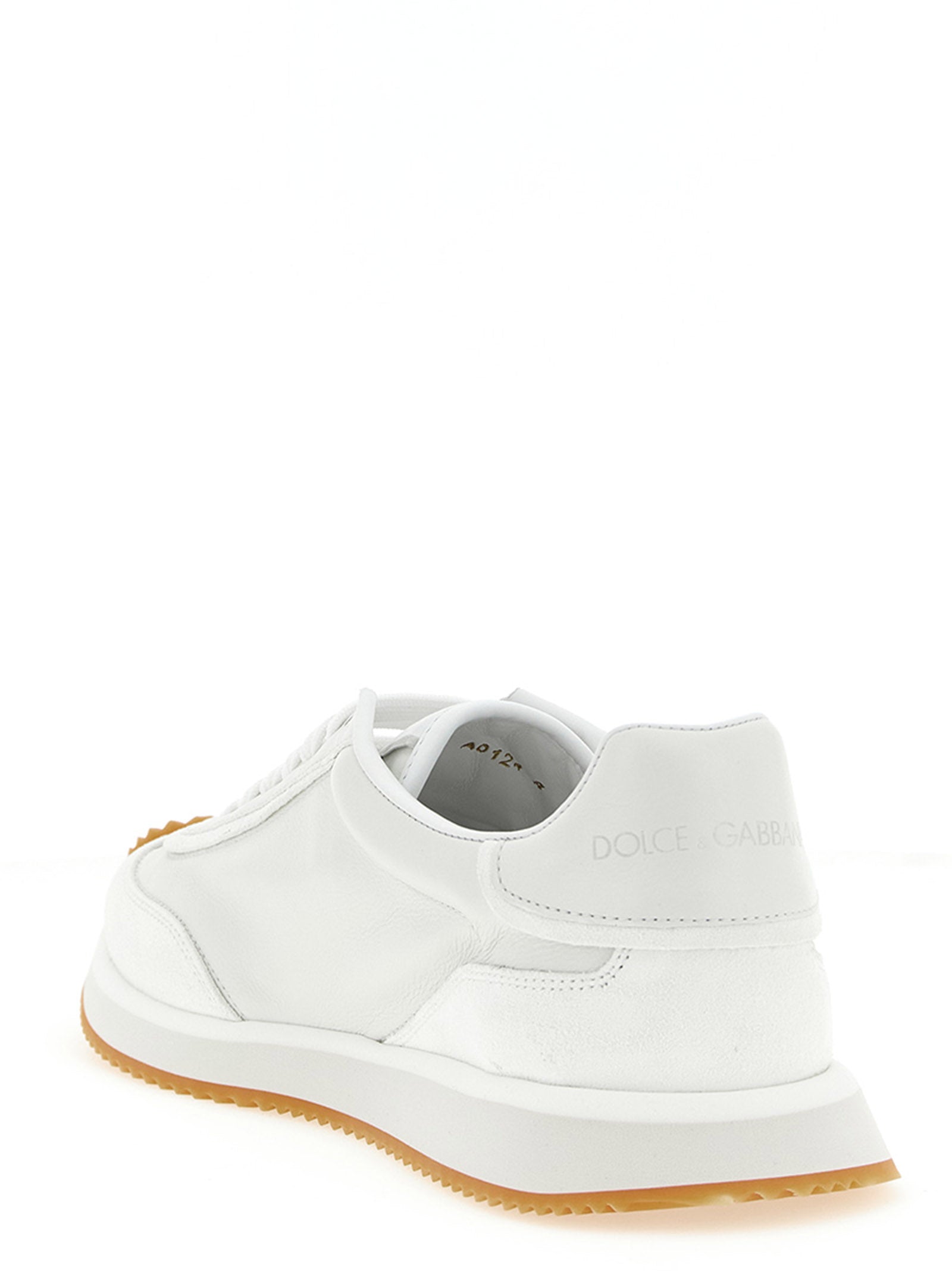 Dolce & Gabbana White Calfskin Low Top Sneakers Dolce & Gabbana