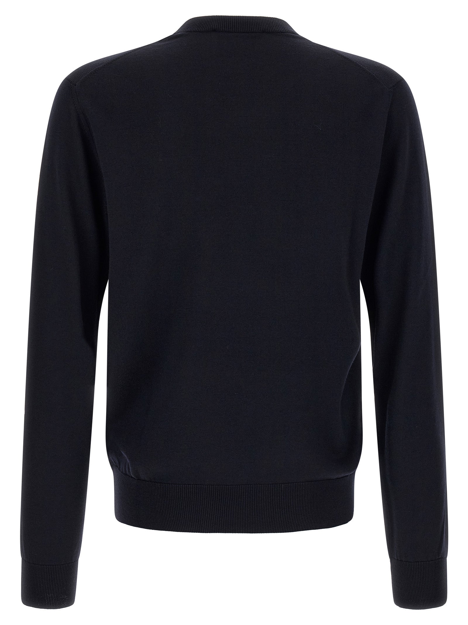 Dolce & Gabbana Blue Virgin Wool Cardigan Dolce & Gabbana
