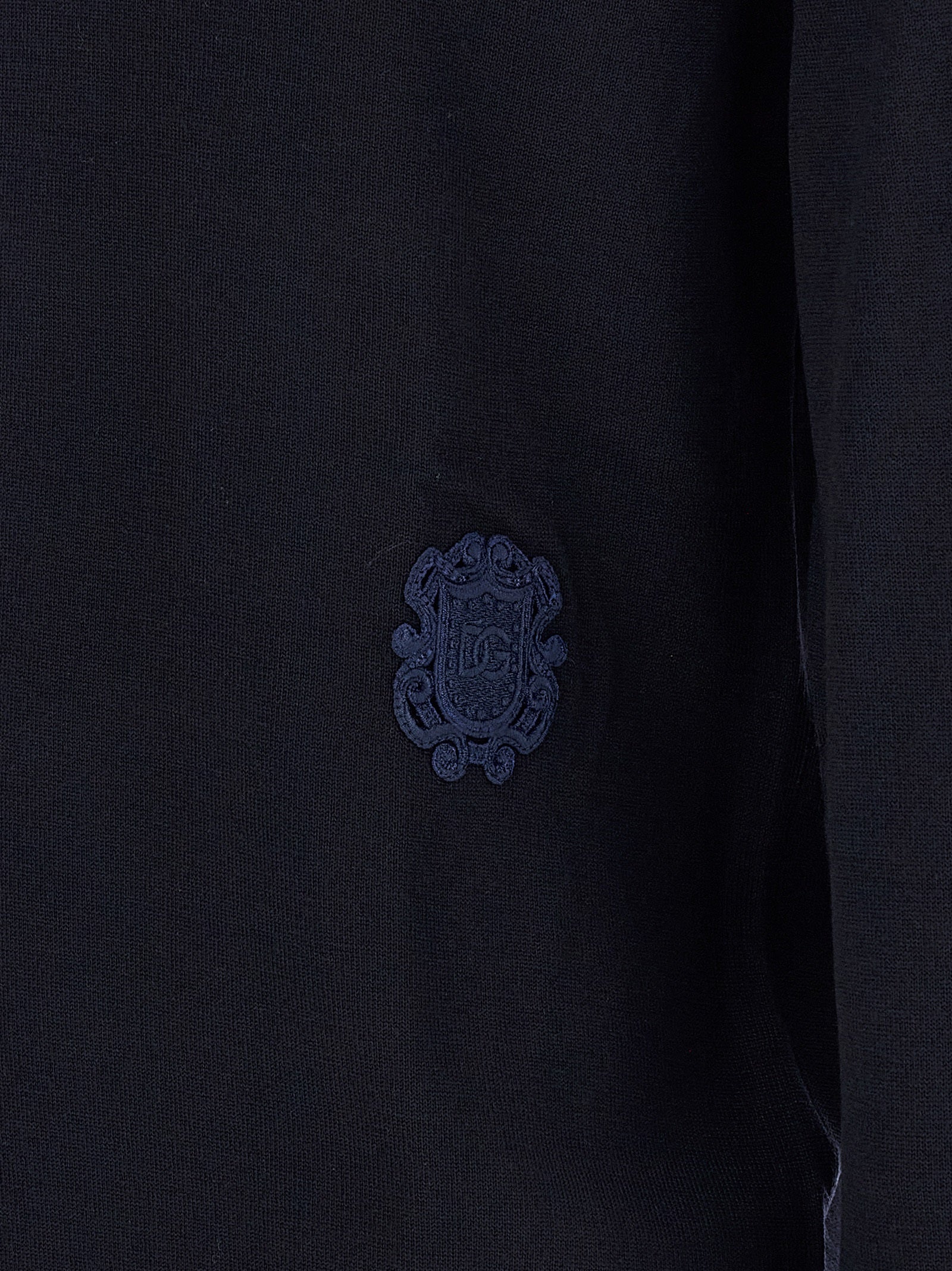 Dolce & Gabbana Blue Virgin Wool Cardigan Dolce & Gabbana