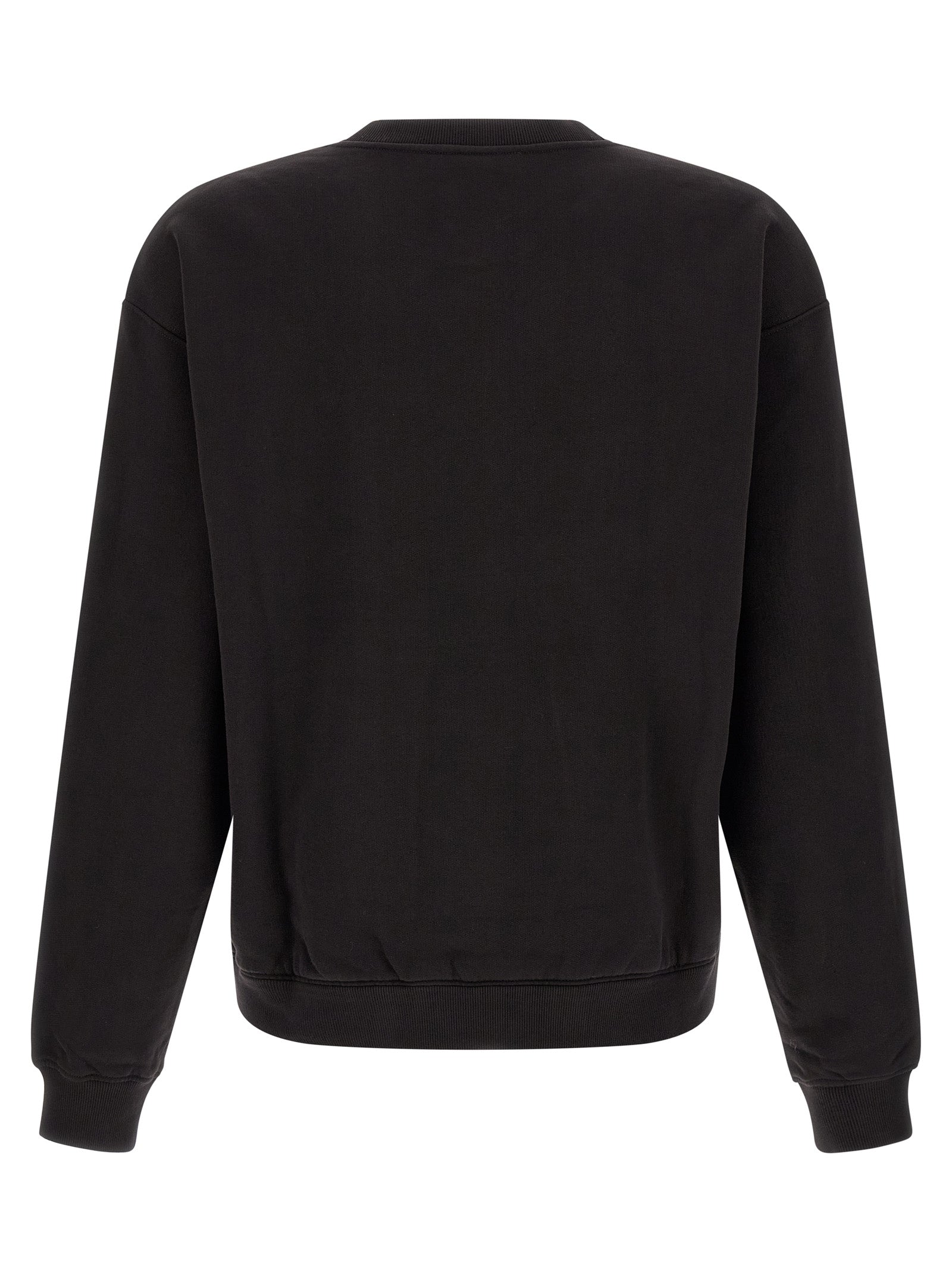 Dolce & Gabbana Black Cotton Sweatshirt Dolce & Gabbana