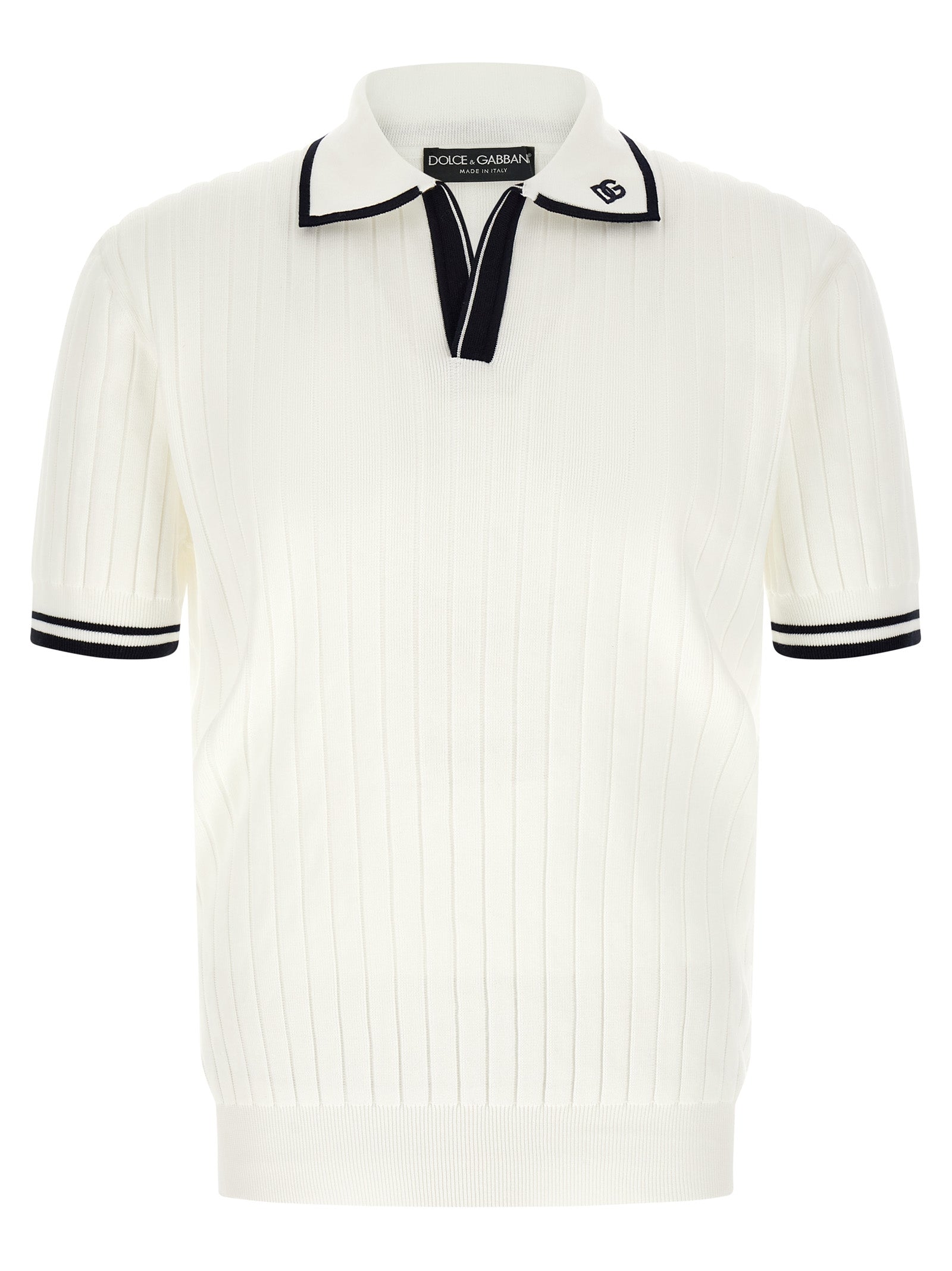 Dolce & Gabbana Bicolor Cotton Polo Shirt Dolce & Gabbana