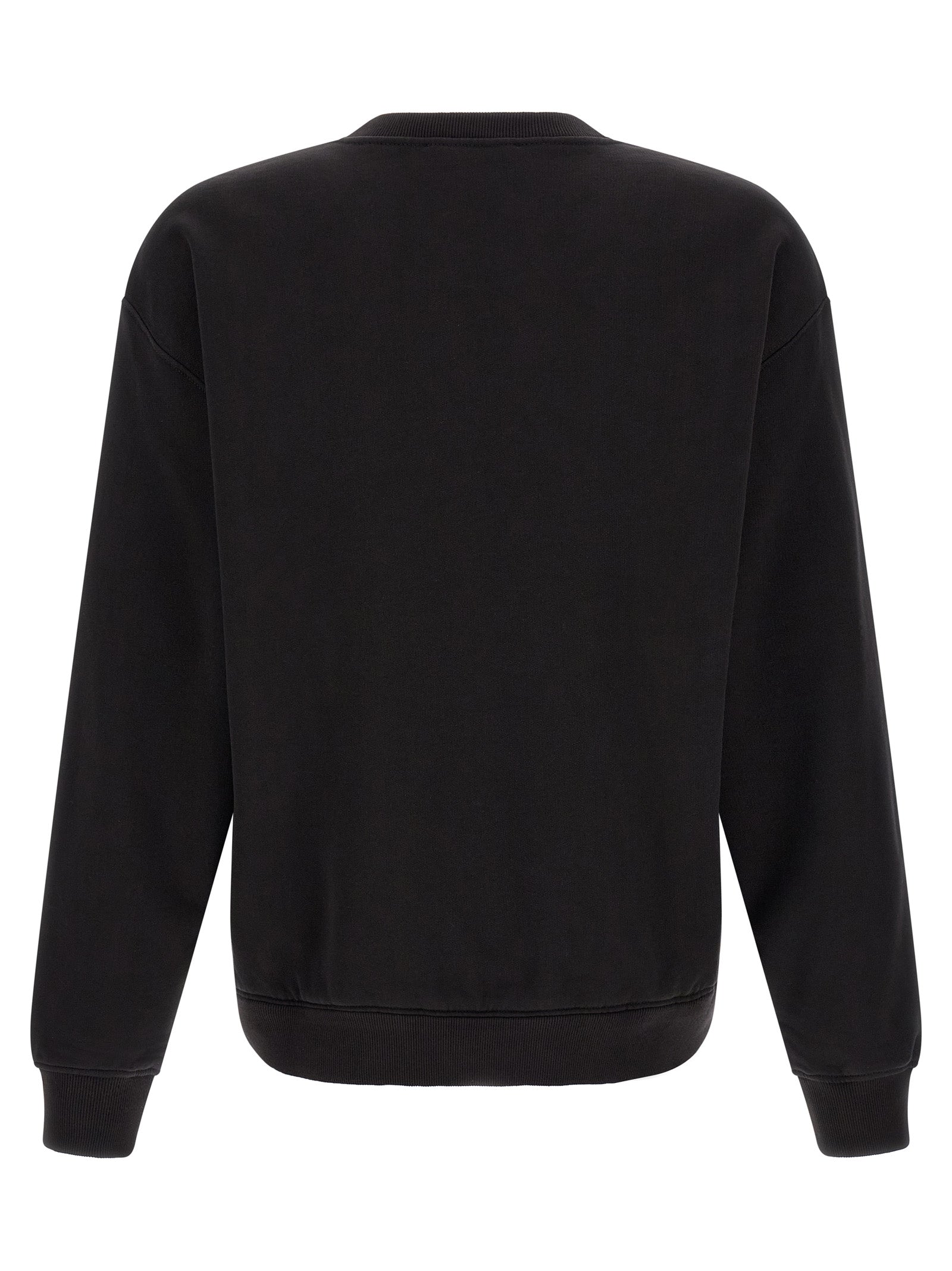 Dolce & Gabbana Black Cotton Sweatshirt Dolce & Gabbana