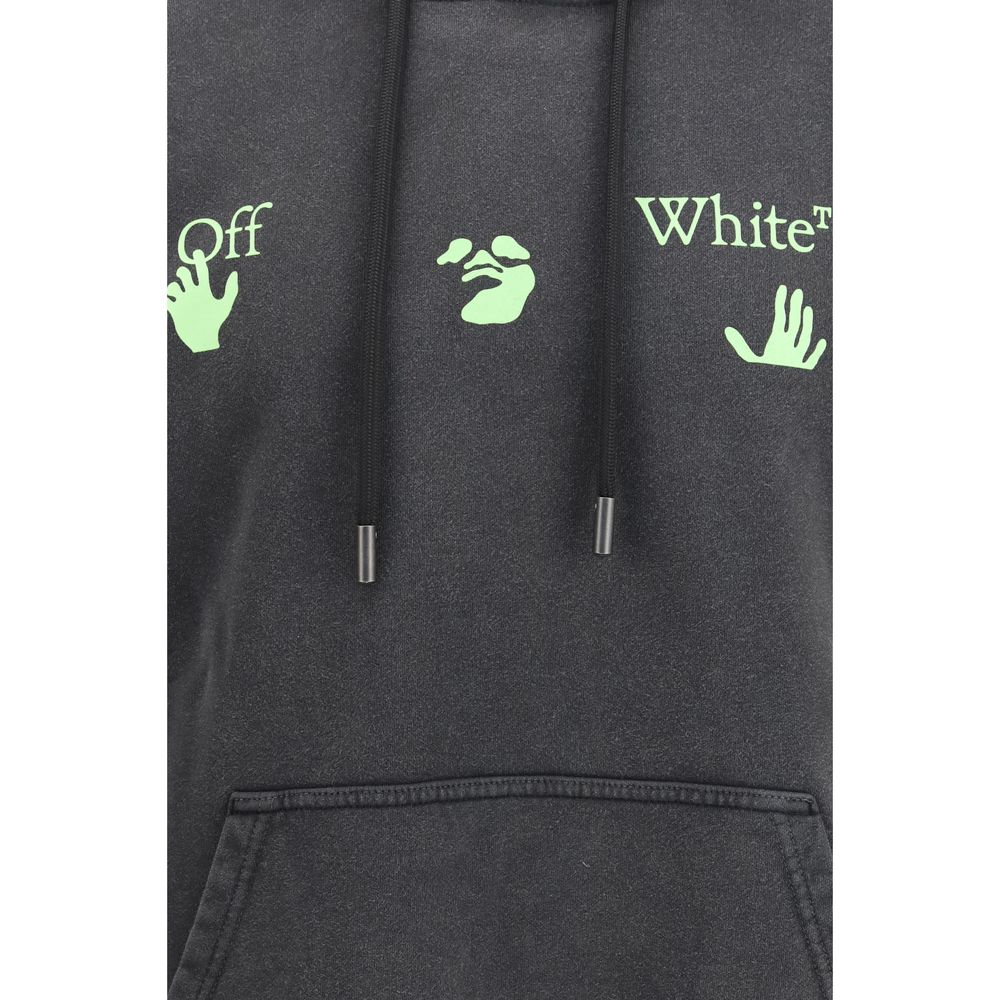 Off-White Gray Cotton Sweatshirt Off-White