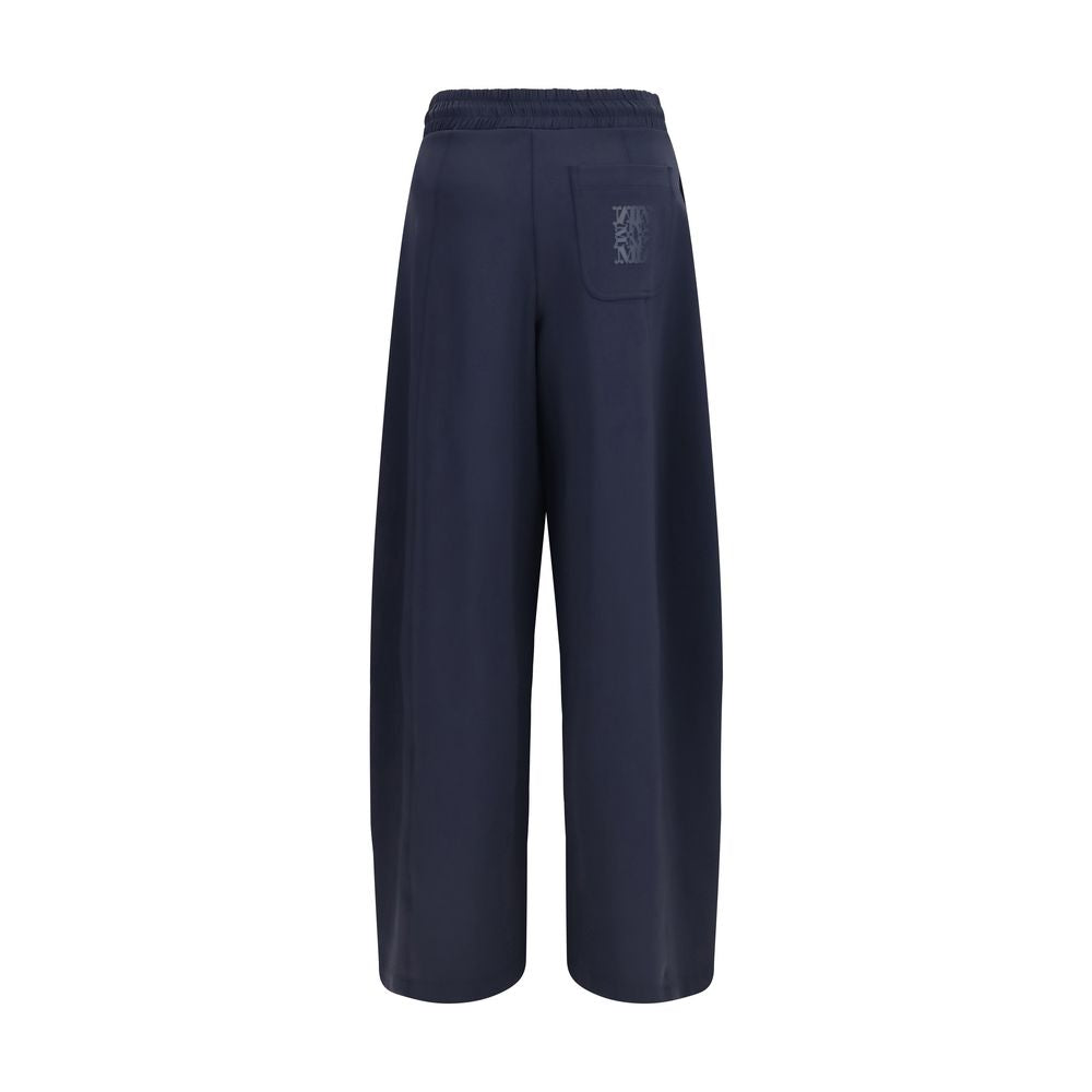 Max Mara Blue Polyamide Casual Pants Max Mara