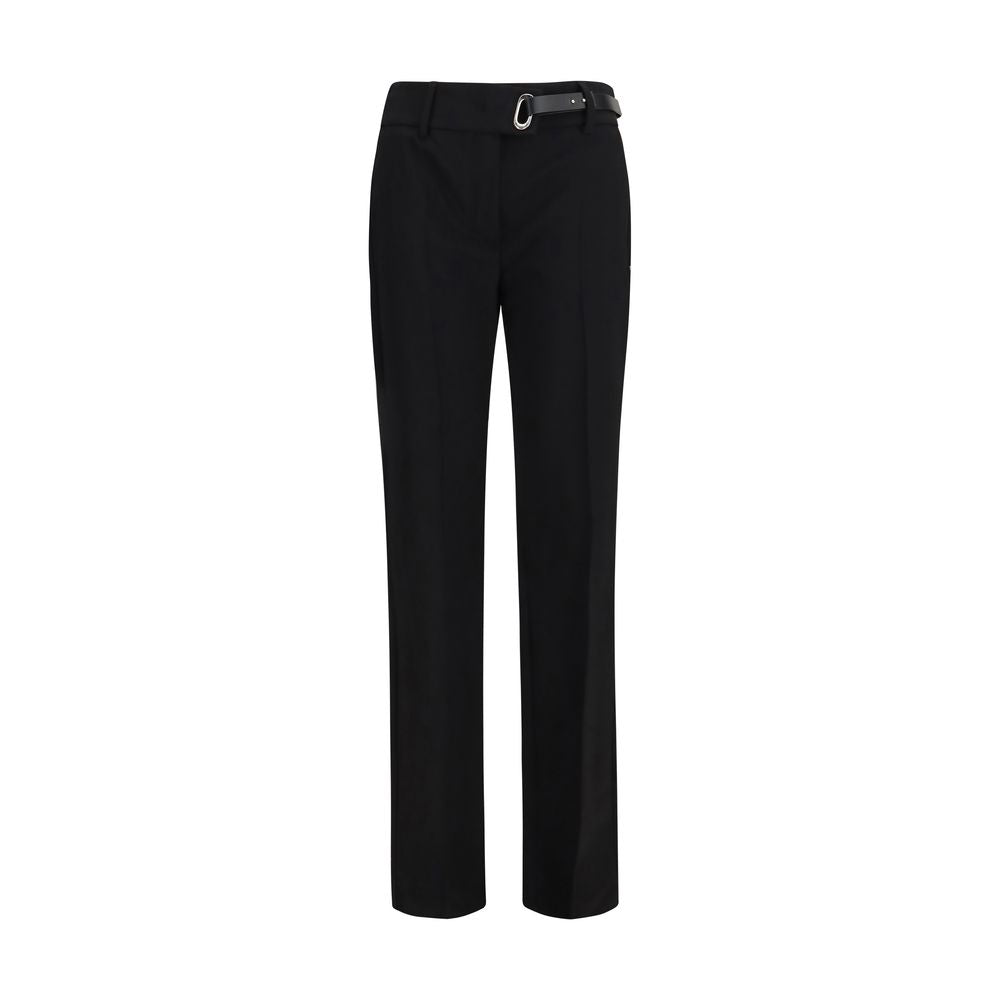 Max Mara Black Viscose Casual Pants Max Mara