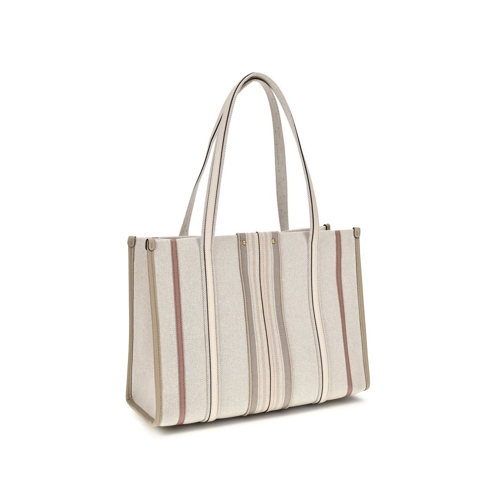 Chloé Beige Cotton Shoulder Bag Chloé