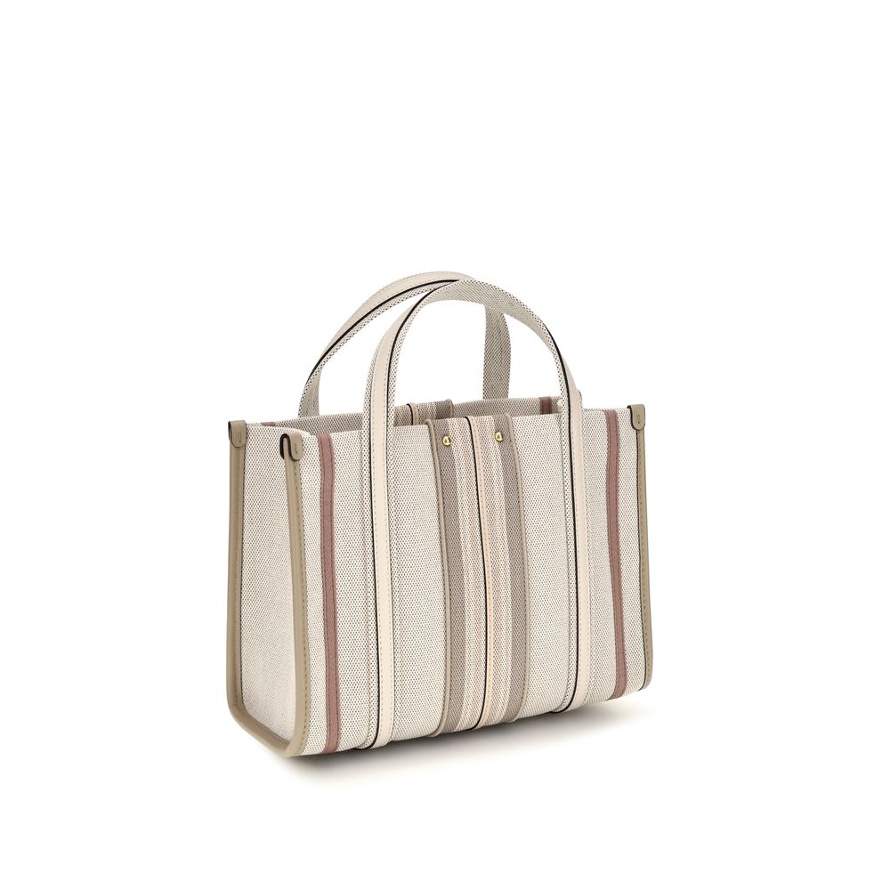 Chloé Beige Cotton Shoulder Bag Chloé