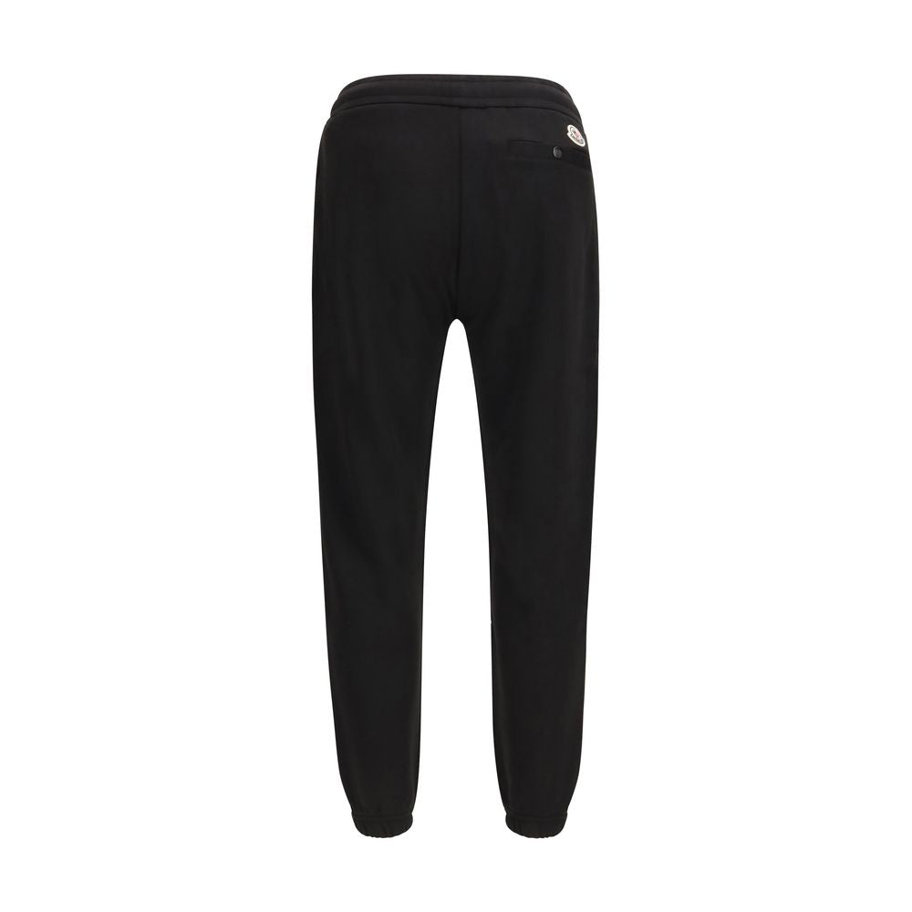 Moncler Black Cotton Athletic Pants Moncler