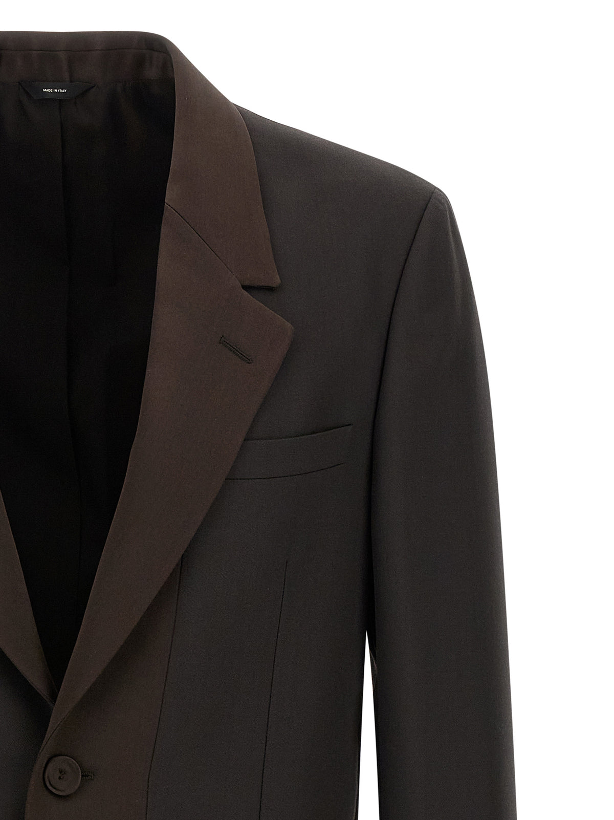 Fendi Brown Polyester Blazer Fendi