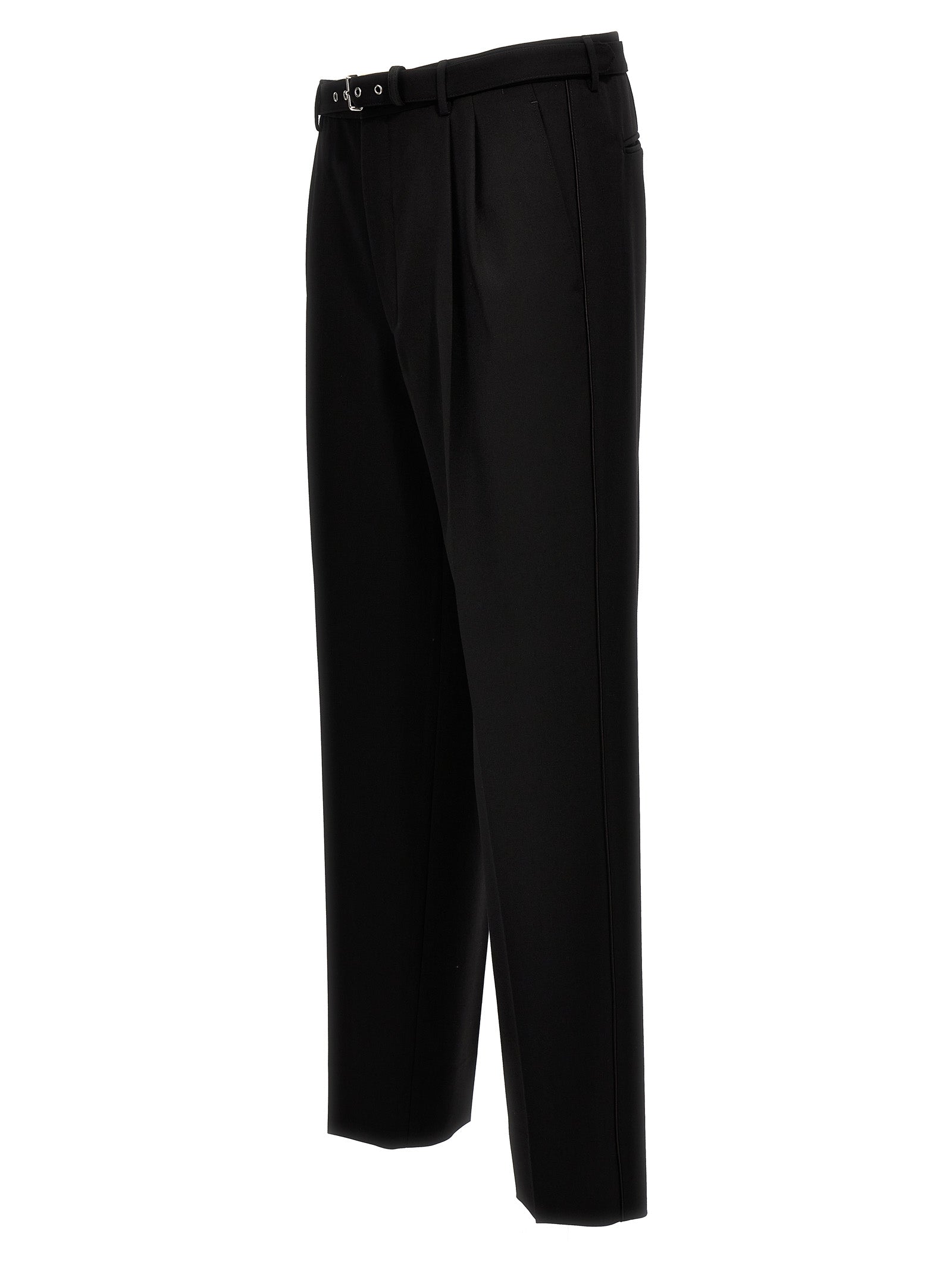 Prada Black Virgin Wool Dress Pants Prada