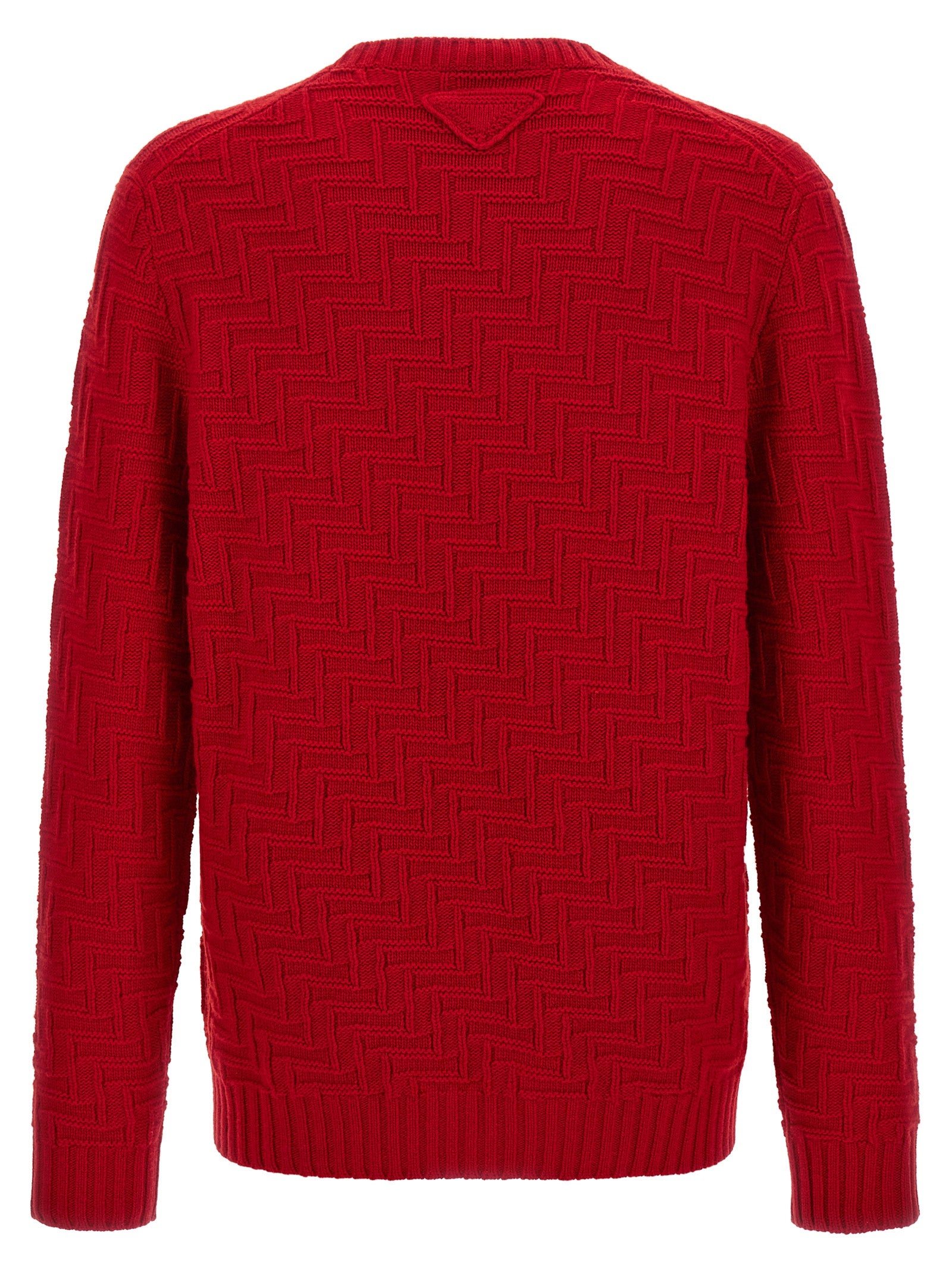 Prada Multicolor Virgin Wool Cardigan Prada
