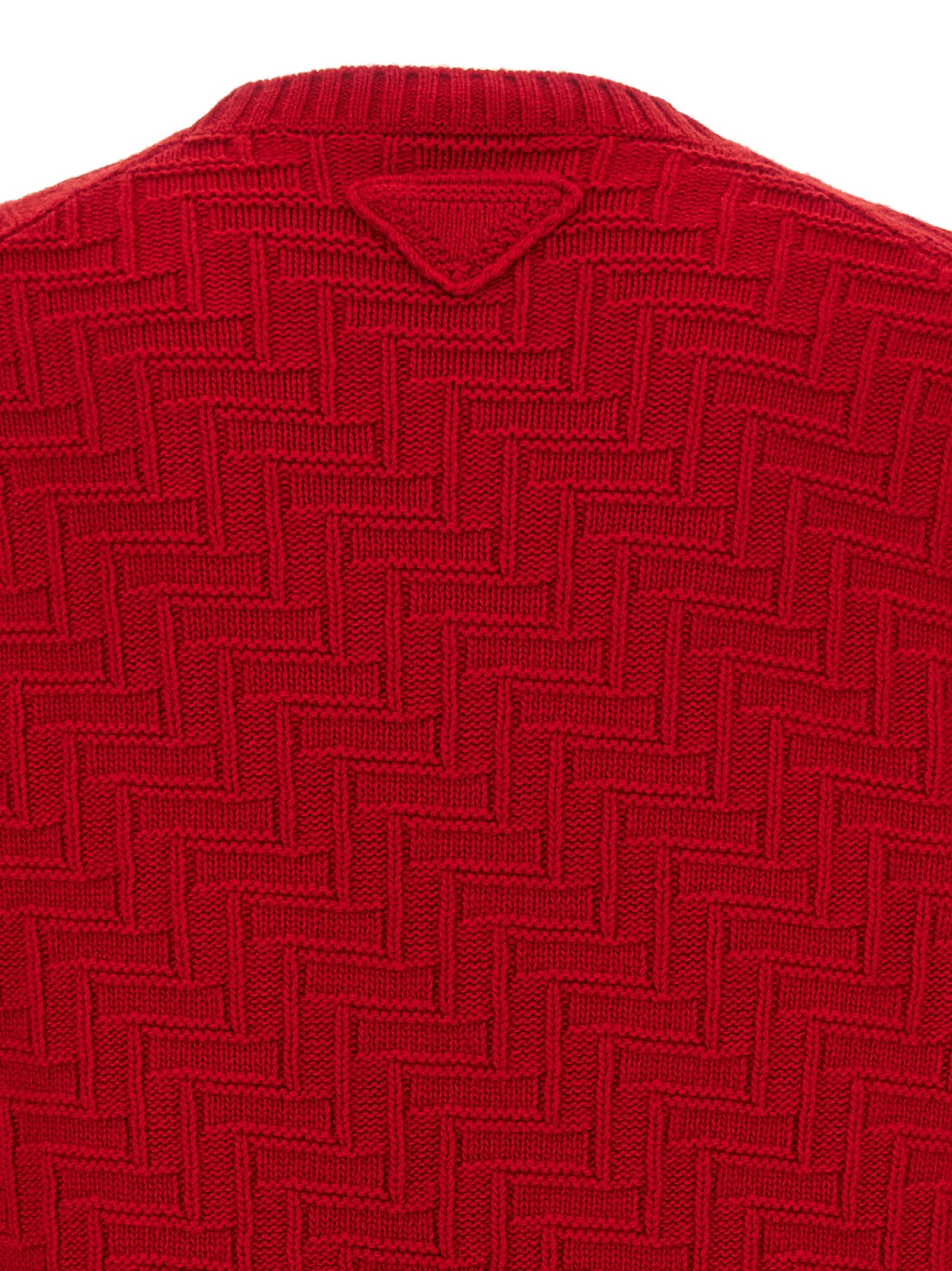 Prada Multicolor Virgin Wool Cardigan Prada