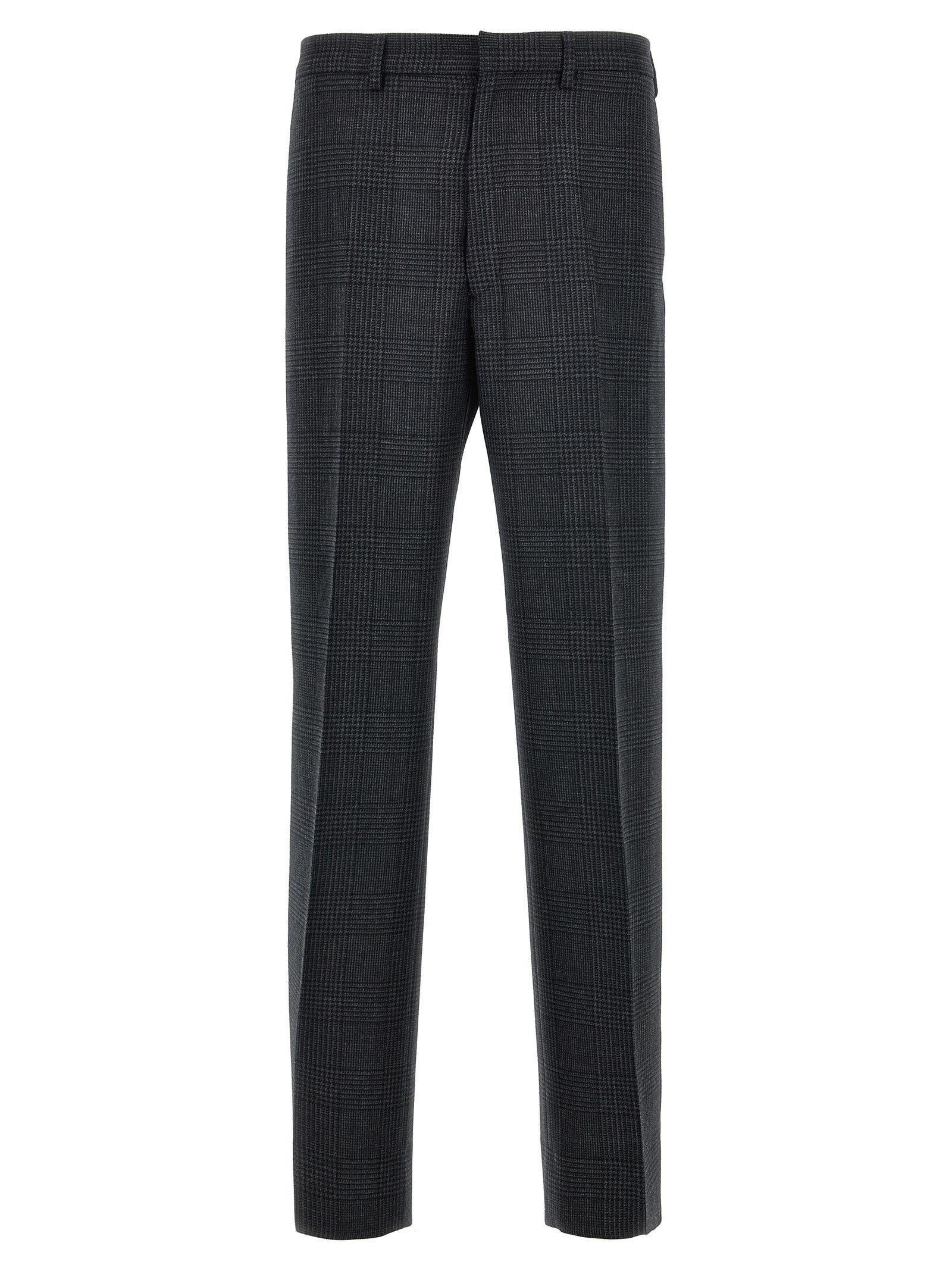 Prada Gray Virgin Wool Dress Pants Prada