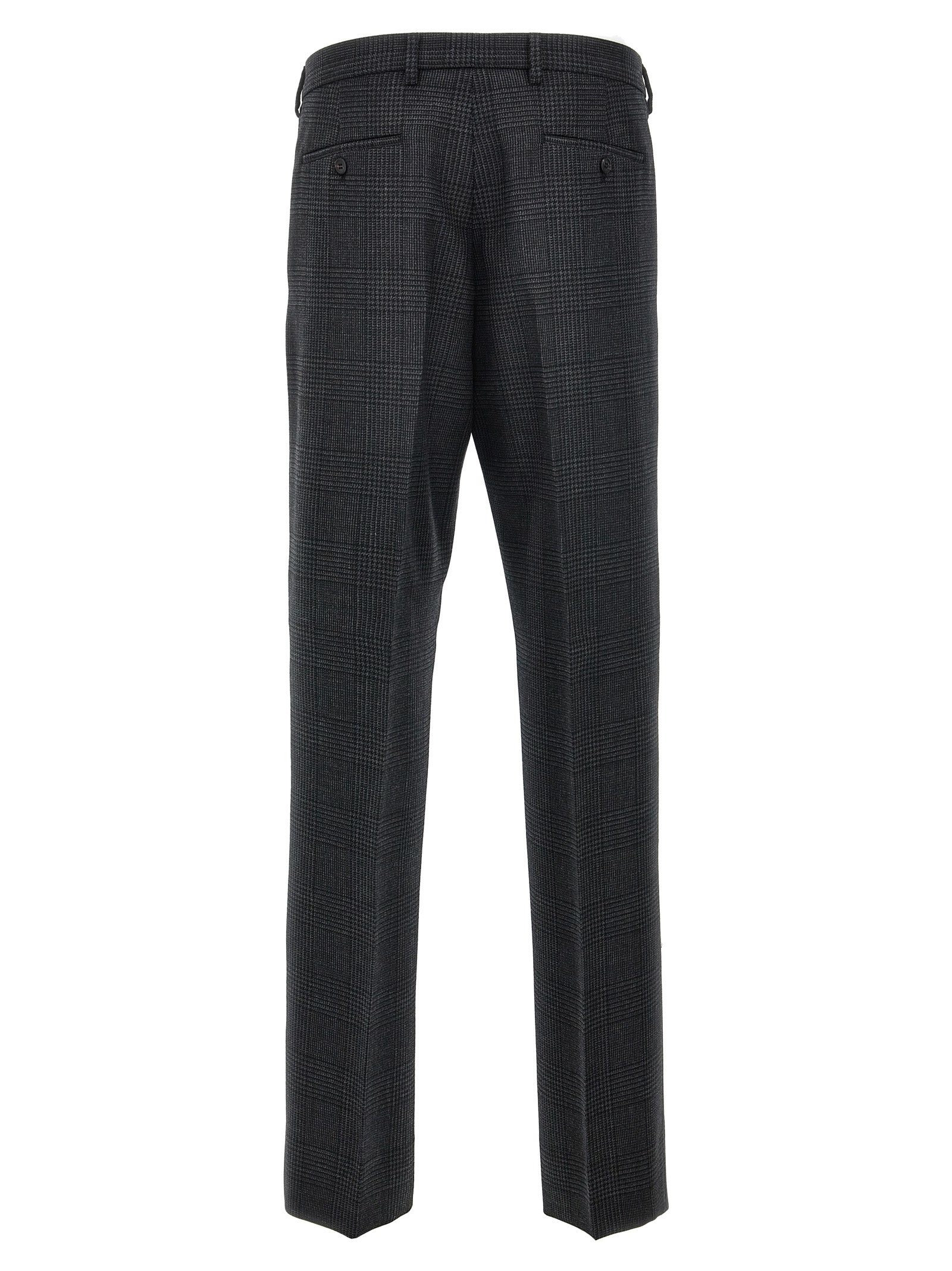 Prada Gray Virgin Wool Dress Pants Prada