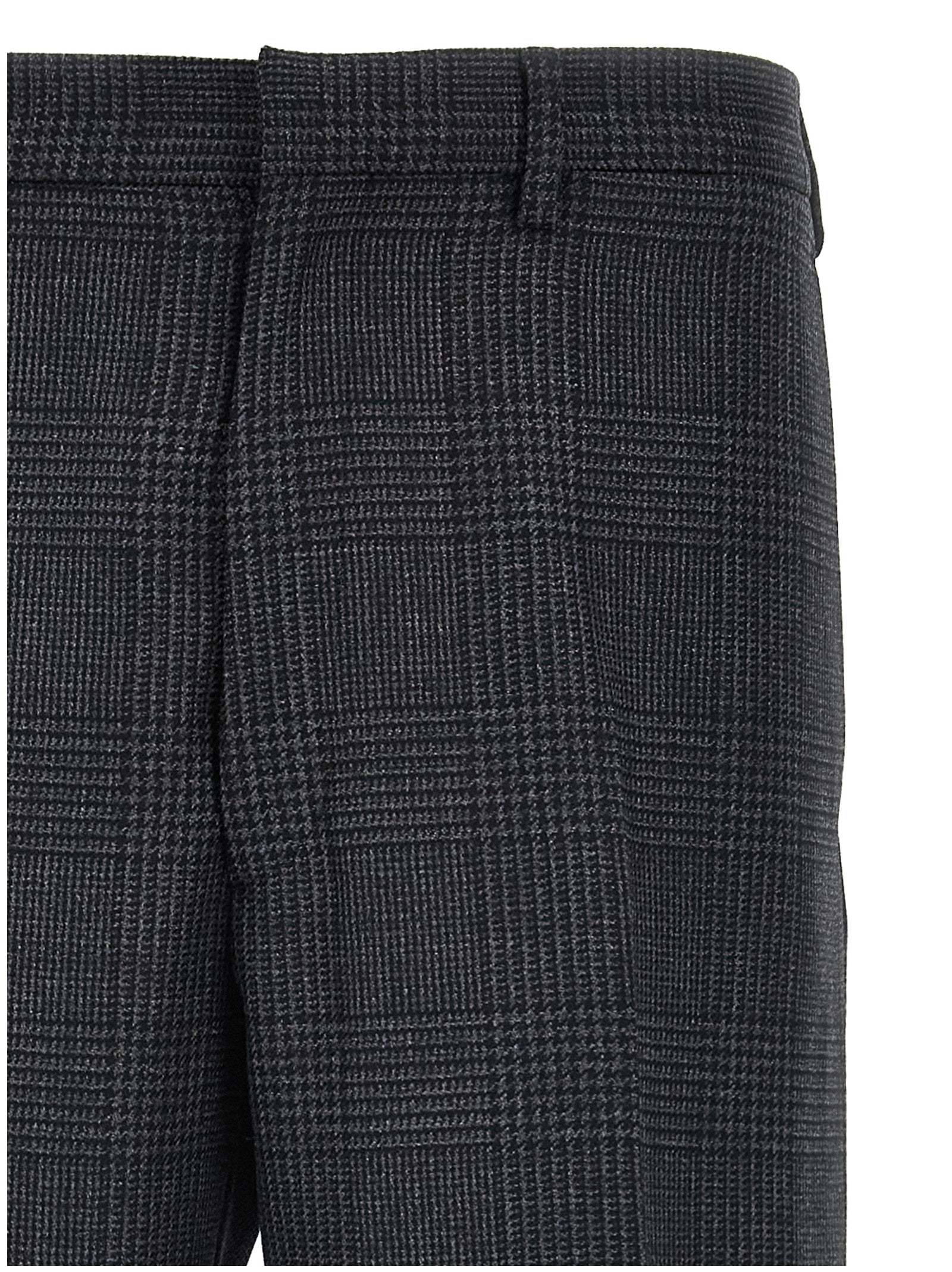 Prada Gray Virgin Wool Dress Pants Prada