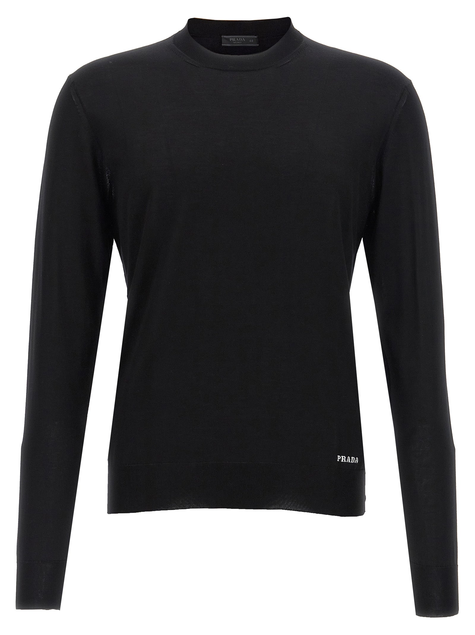 Prada Black Silk Cardigan Prada