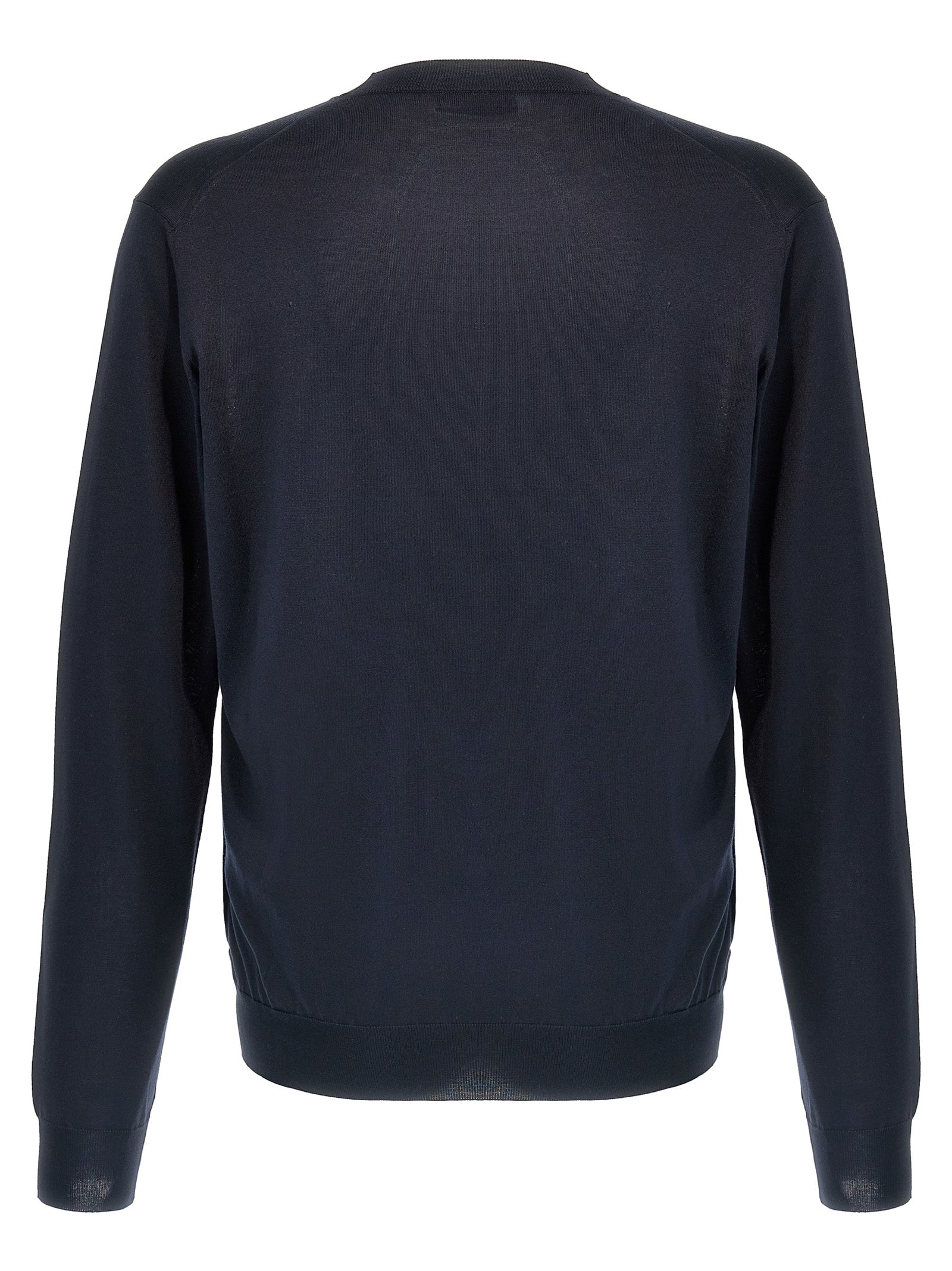 Prada Blue Silk Cardigan Prada