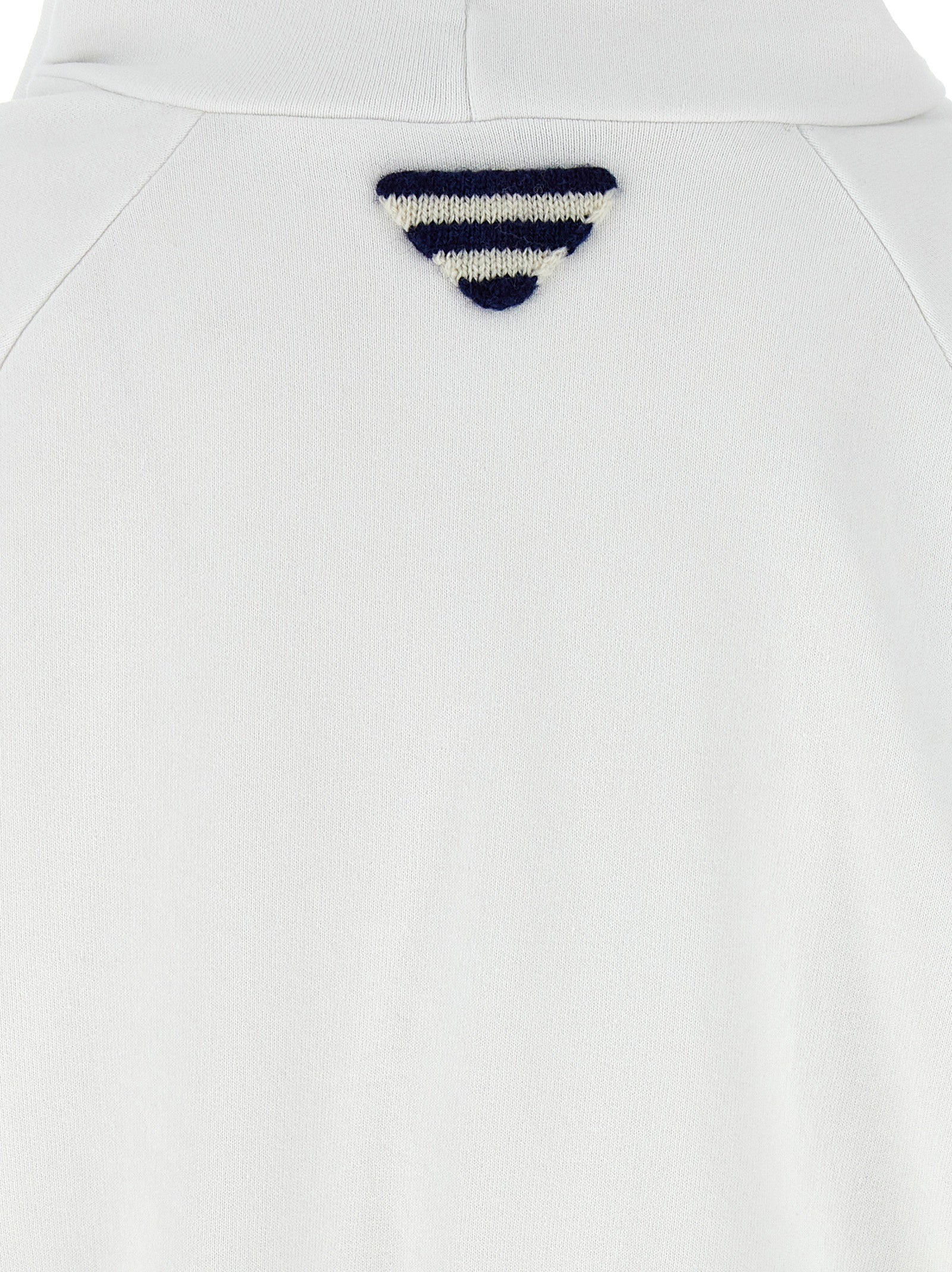 Prada White Cotton Sweatshirt Prada