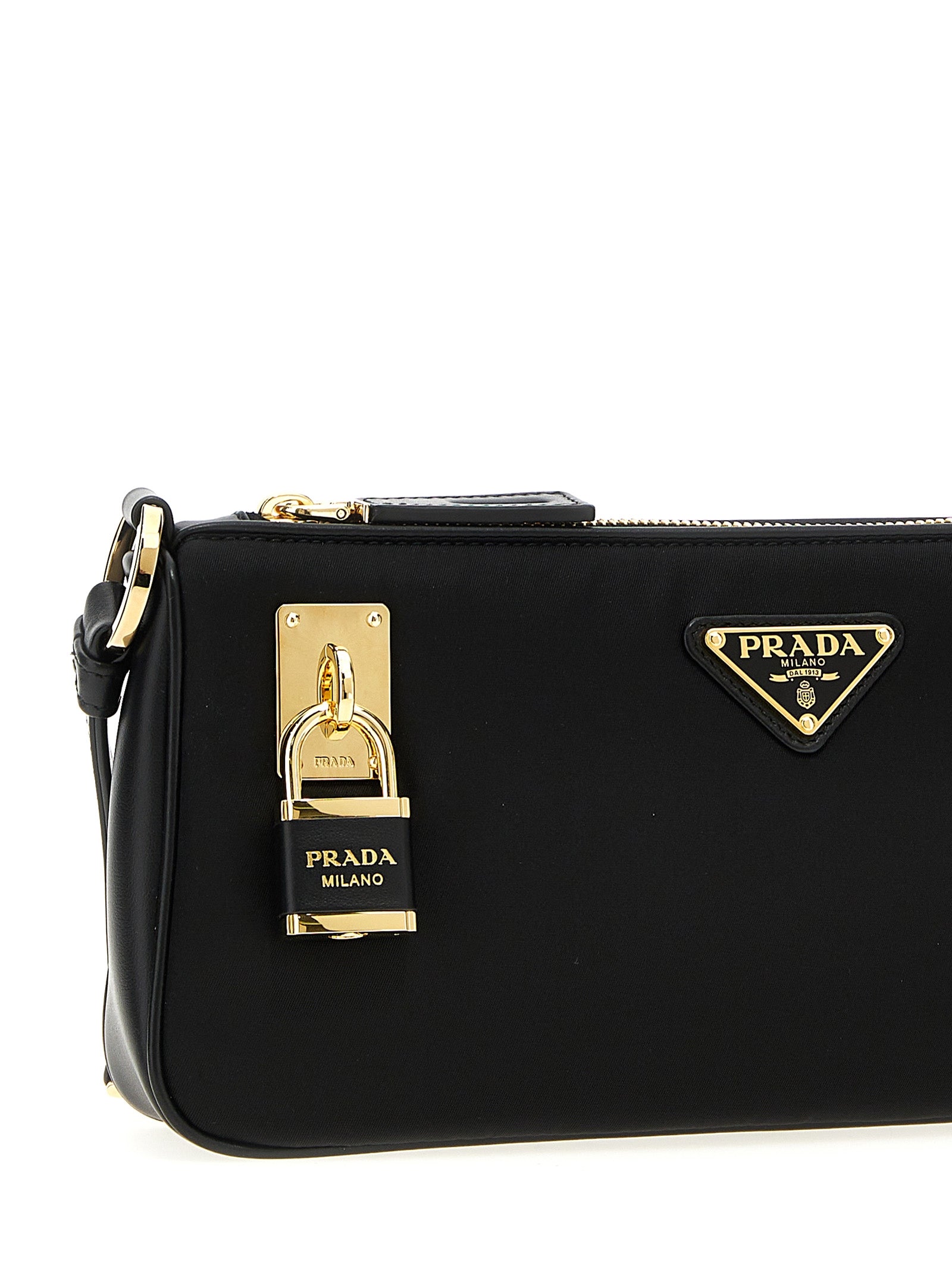 Prada Black Polyamide Shoulder Bag Prada