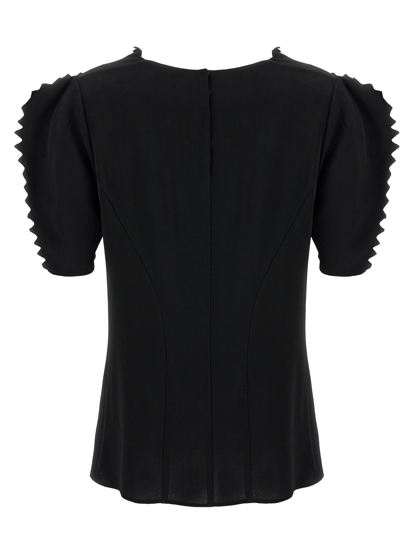 Prada Black Viscose Tank Tops Prada