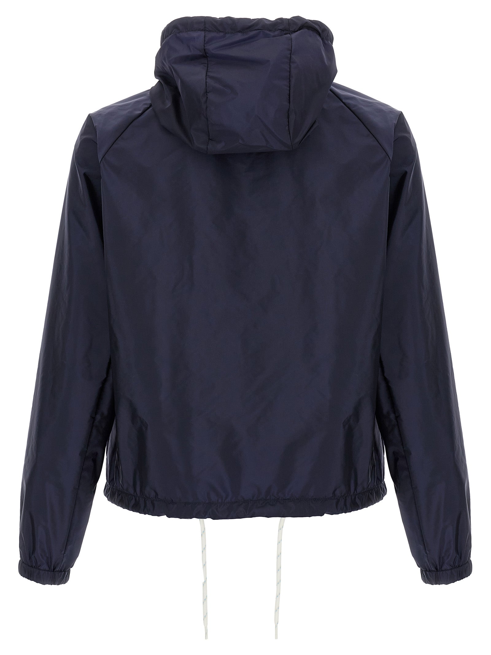 Prada Blue Recycled Polyamide Jacket Prada