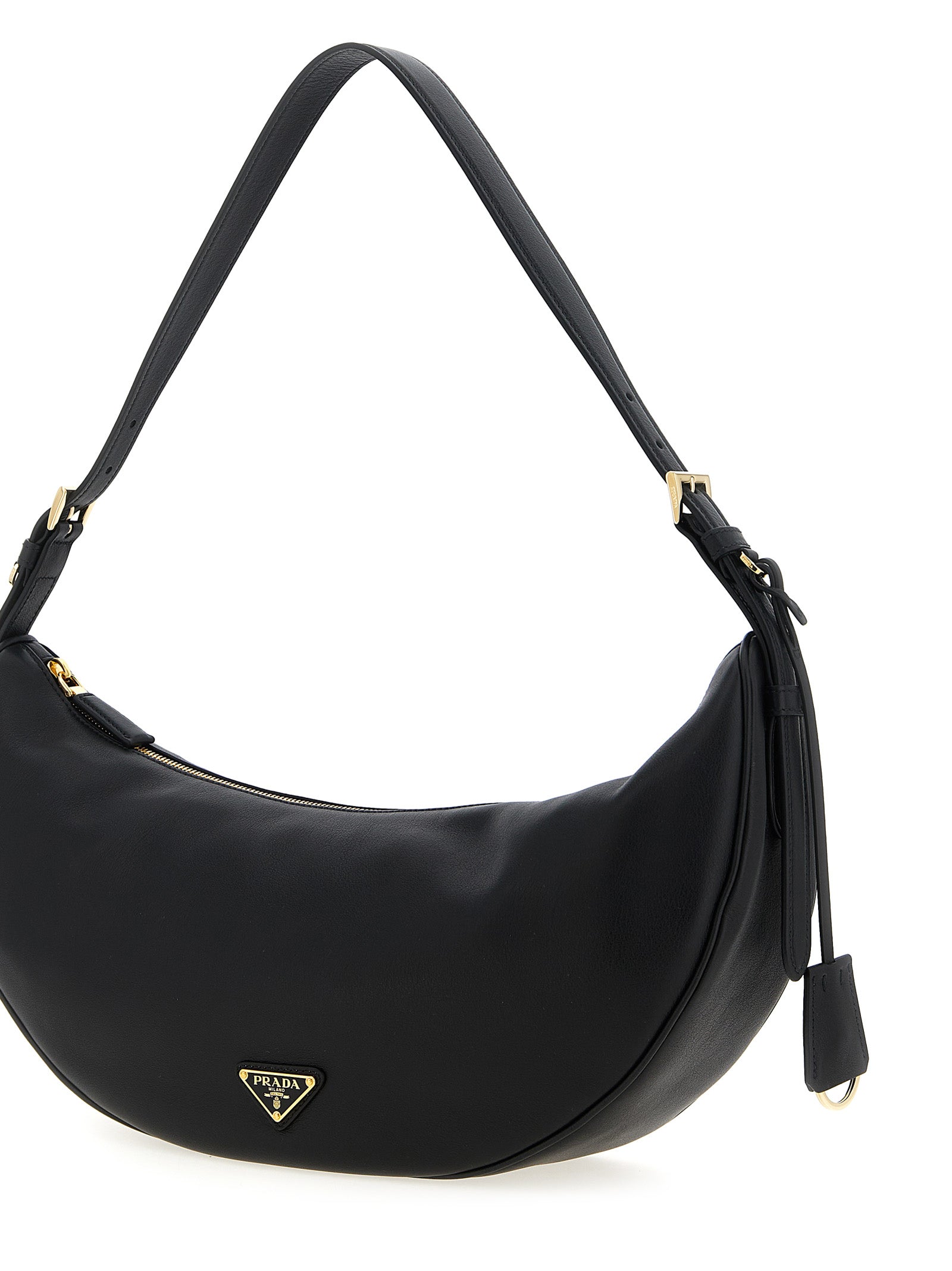 Prada Black Calfskin Shoulder Bag Prada