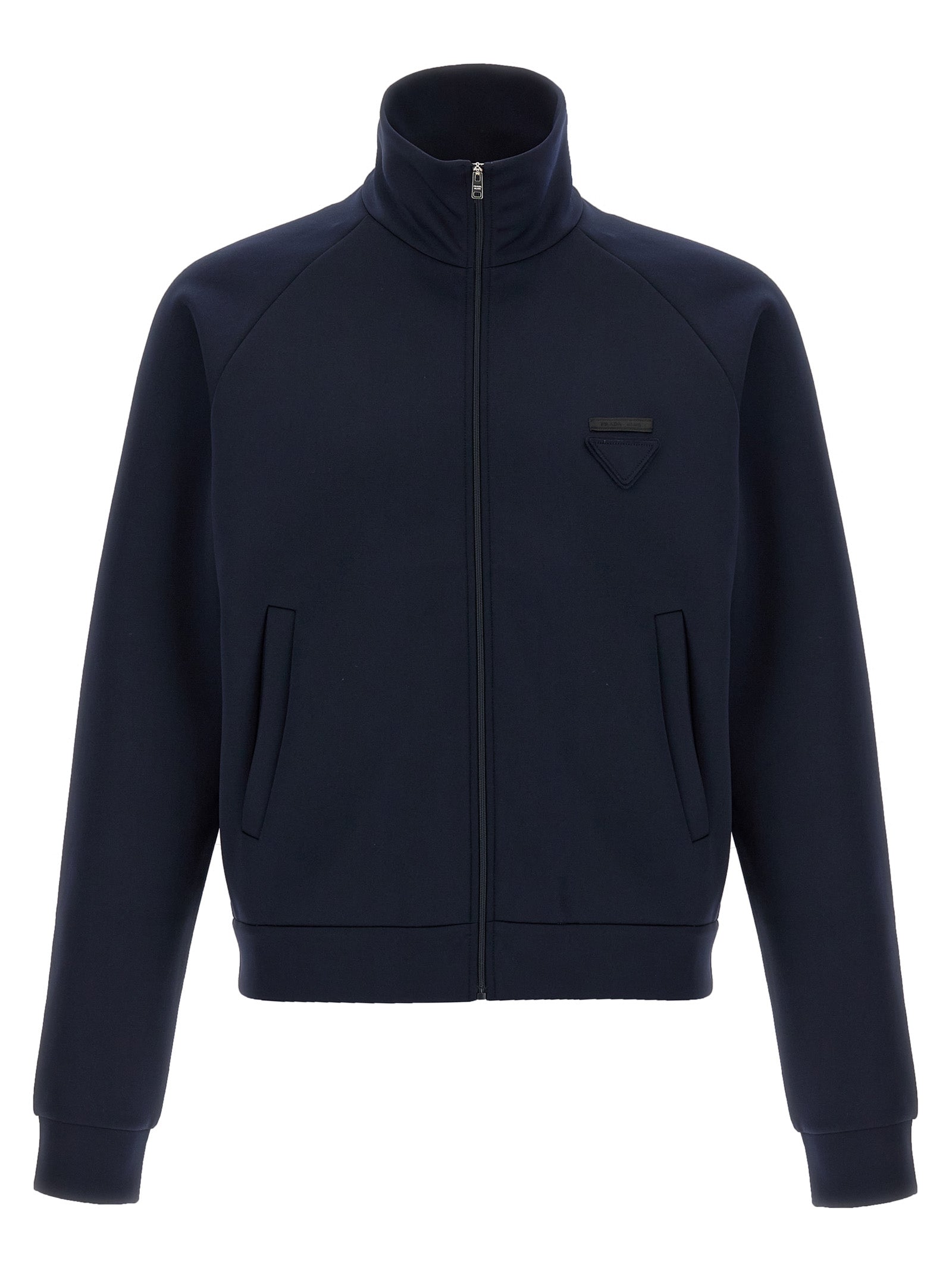 Prada Blue Polyester Sweatshirt Prada
