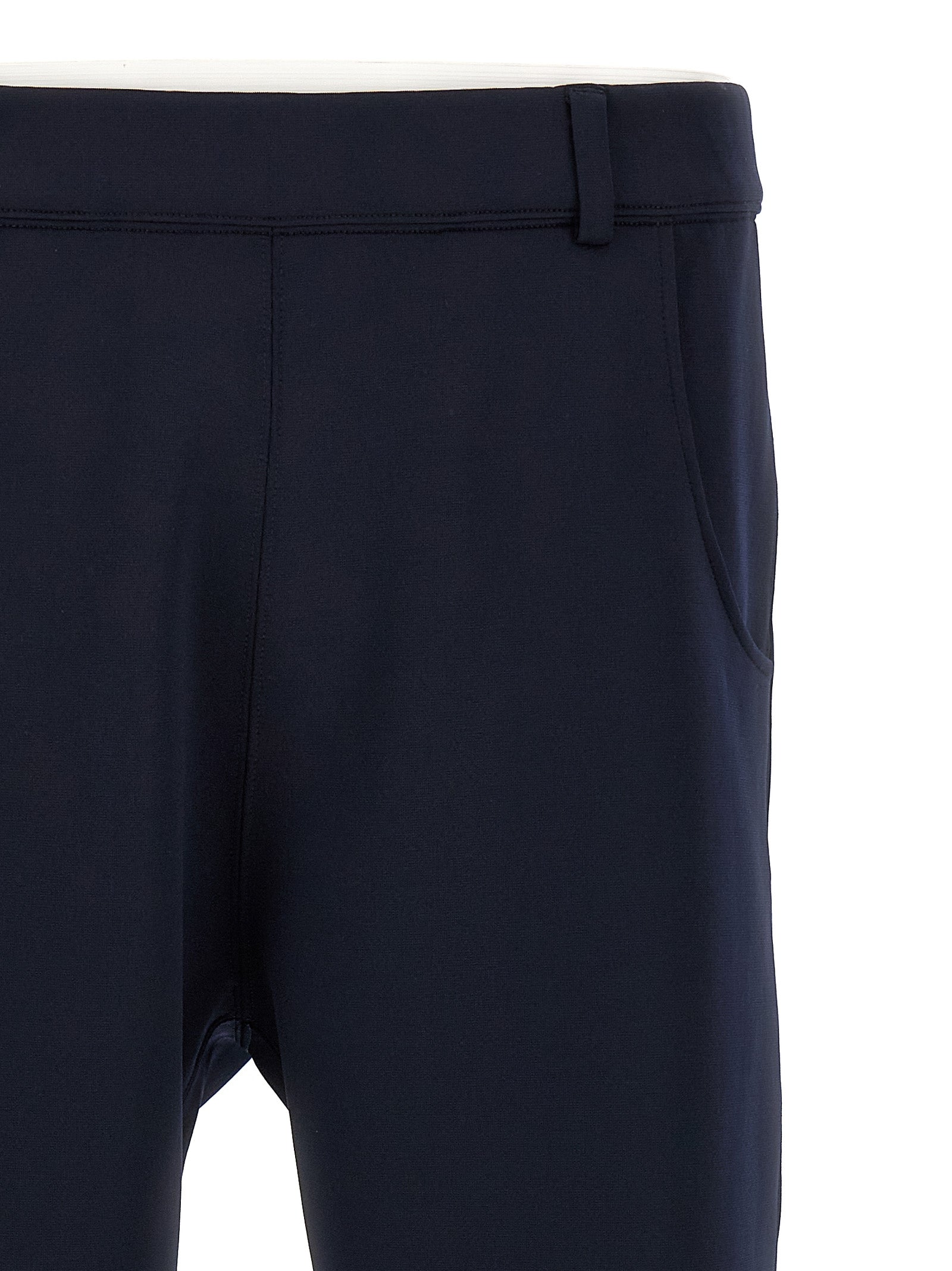 Prada Blue Polyester Casual Pants Prada