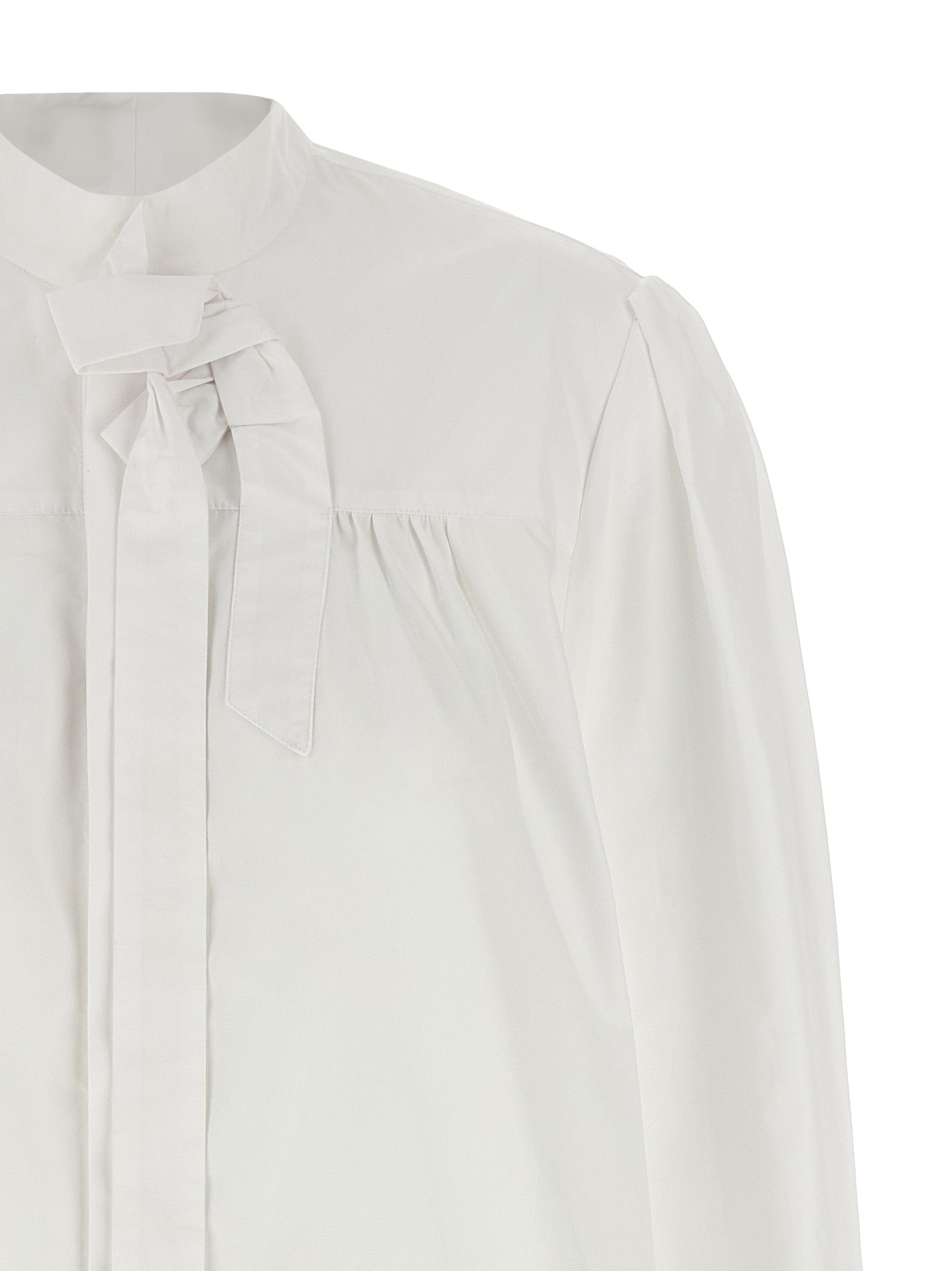 Prada White Cotton Blouse Prada