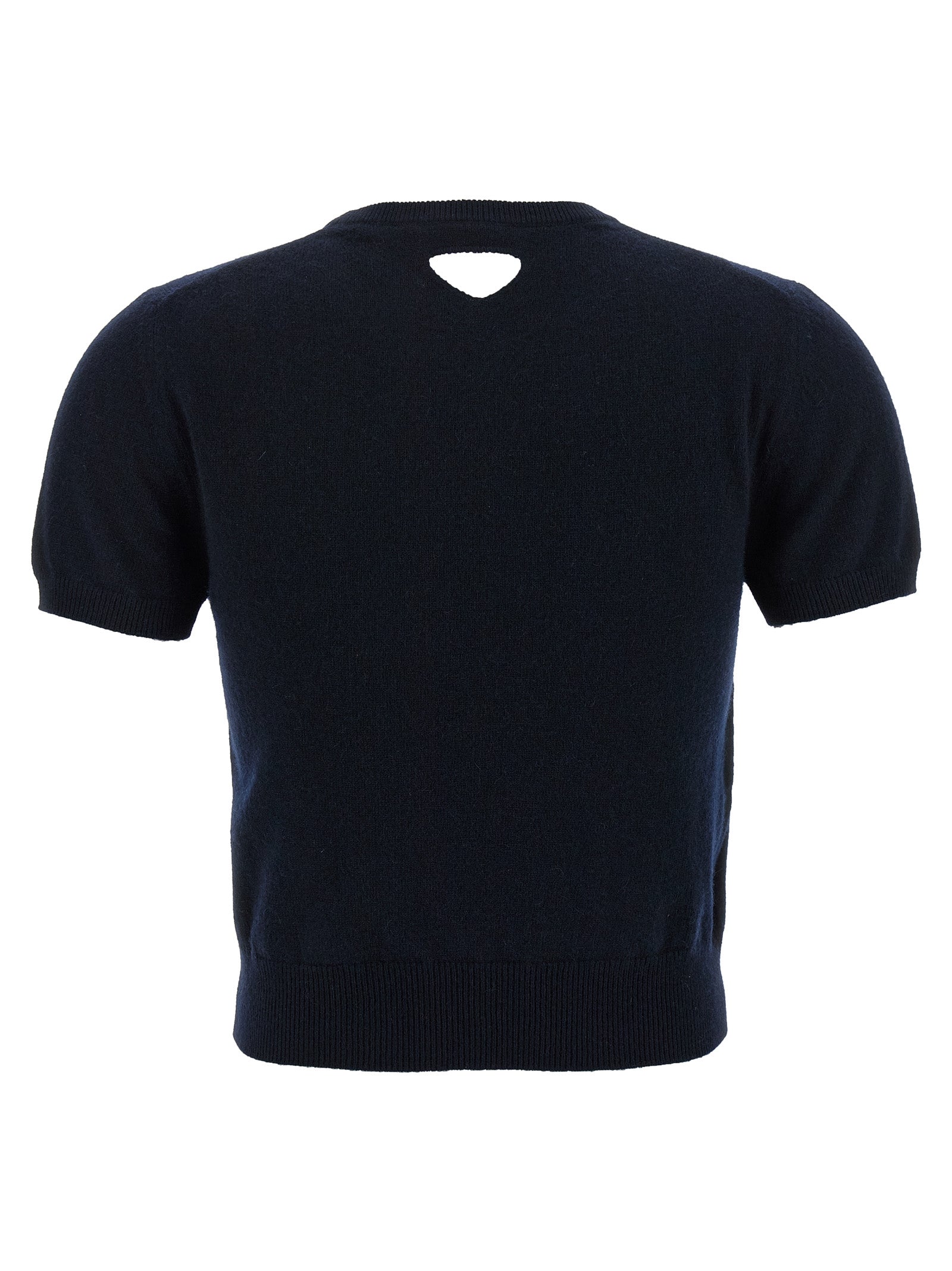 Prada Blue Cashmere Cardigan Prada