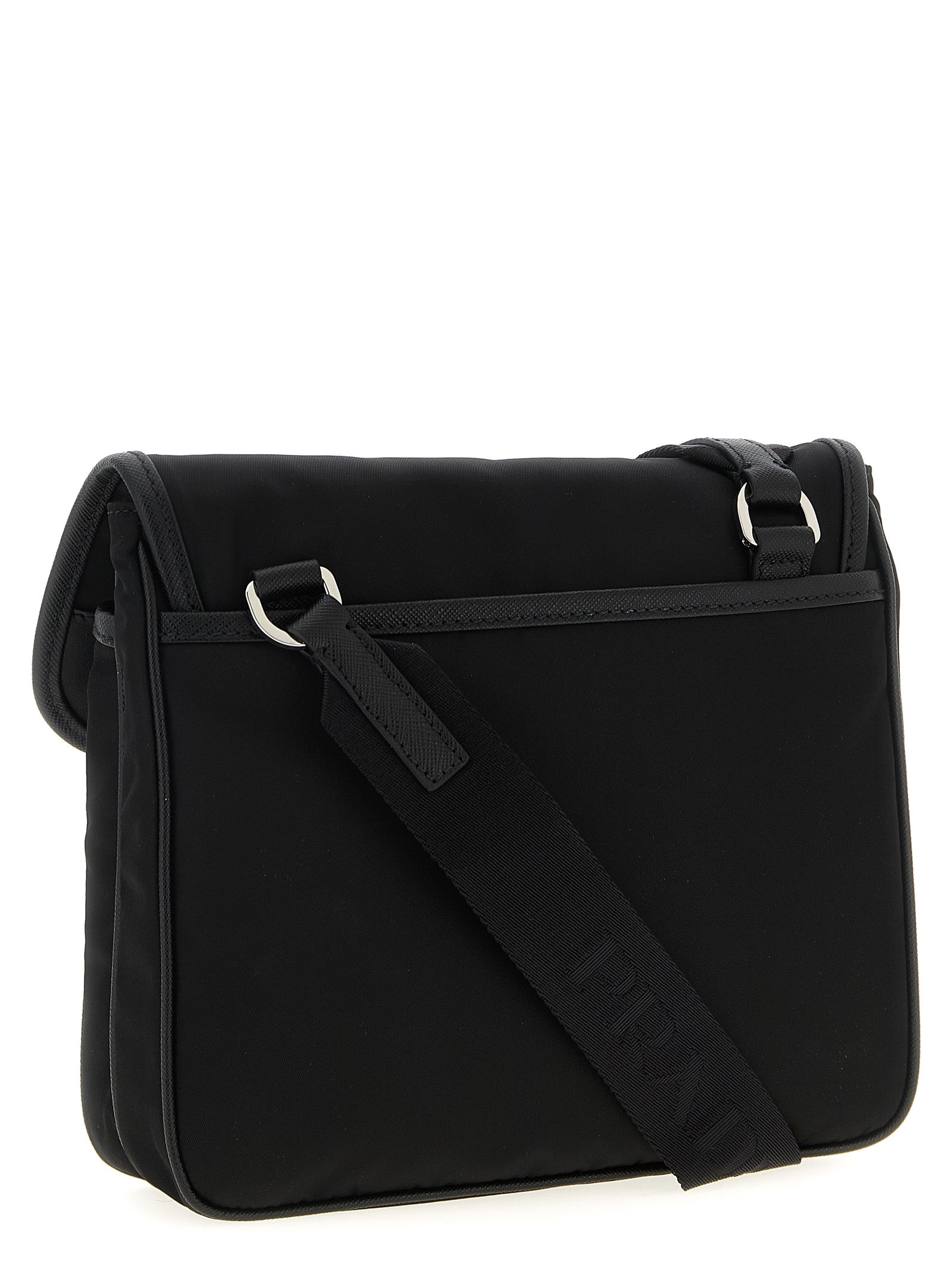 Prada Black Recycled Polyamide Crossbody Bag Prada