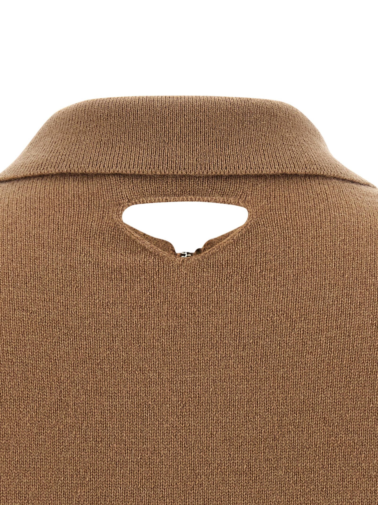 Prada Beige Cashmere Polo Shirt Prada