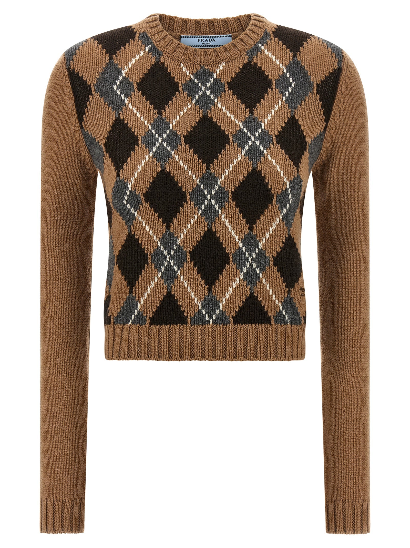 Prada Brown Cashmere Cardigan Prada