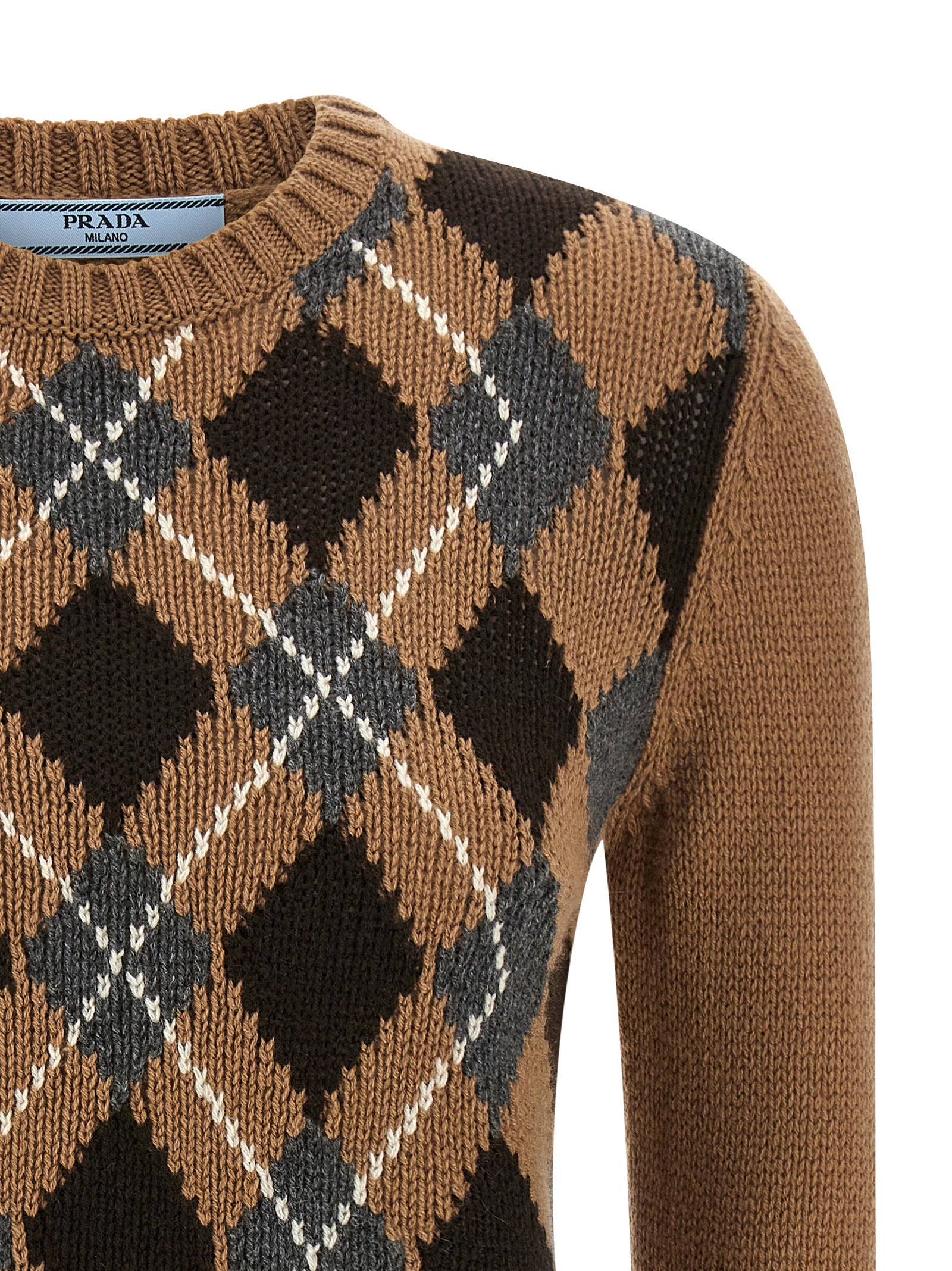 Prada Brown Cashmere Cardigan Prada