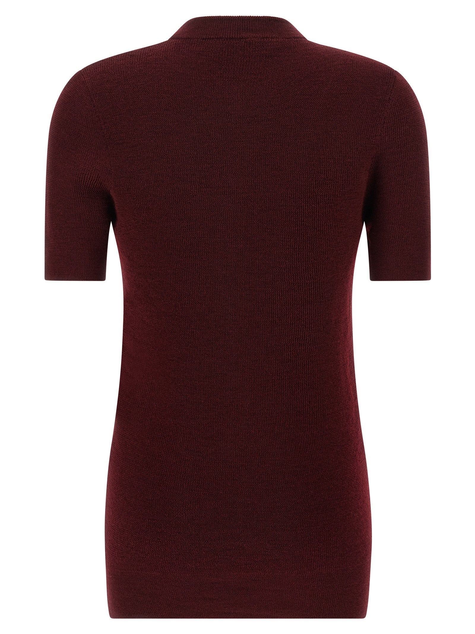 Prada Bordeaux Virgin Wool Cardigan Prada