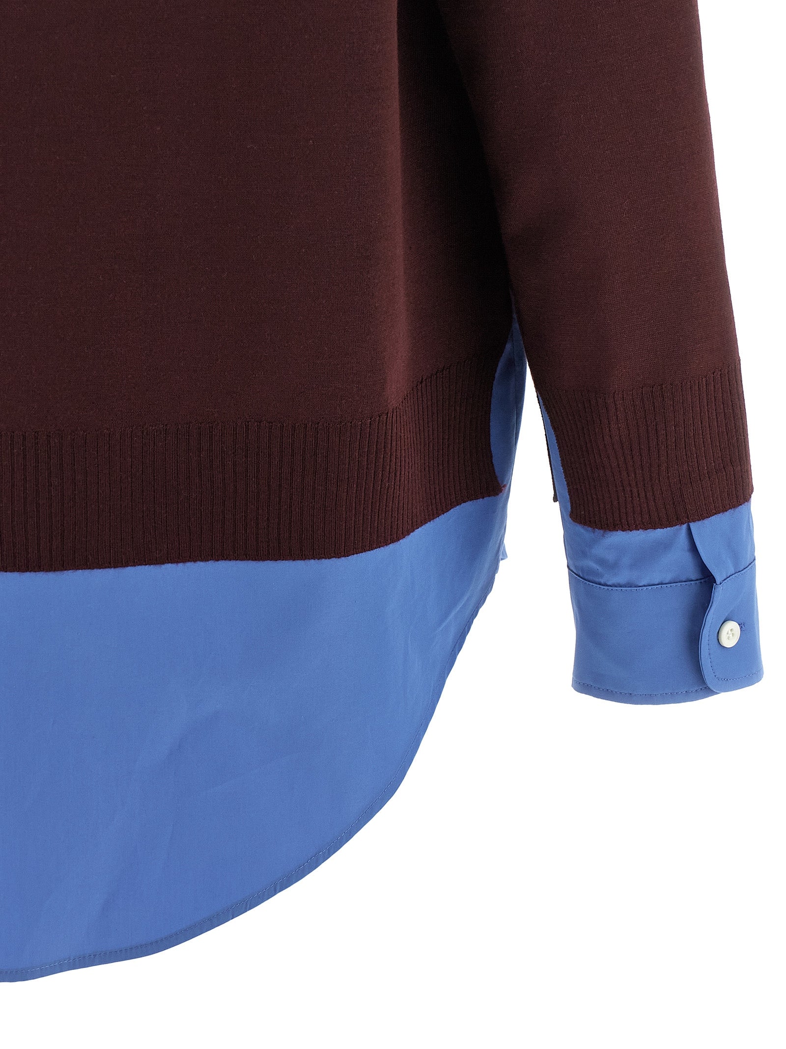 Miu Miu Multicolor Virgin Wool Blouse Miu Miu