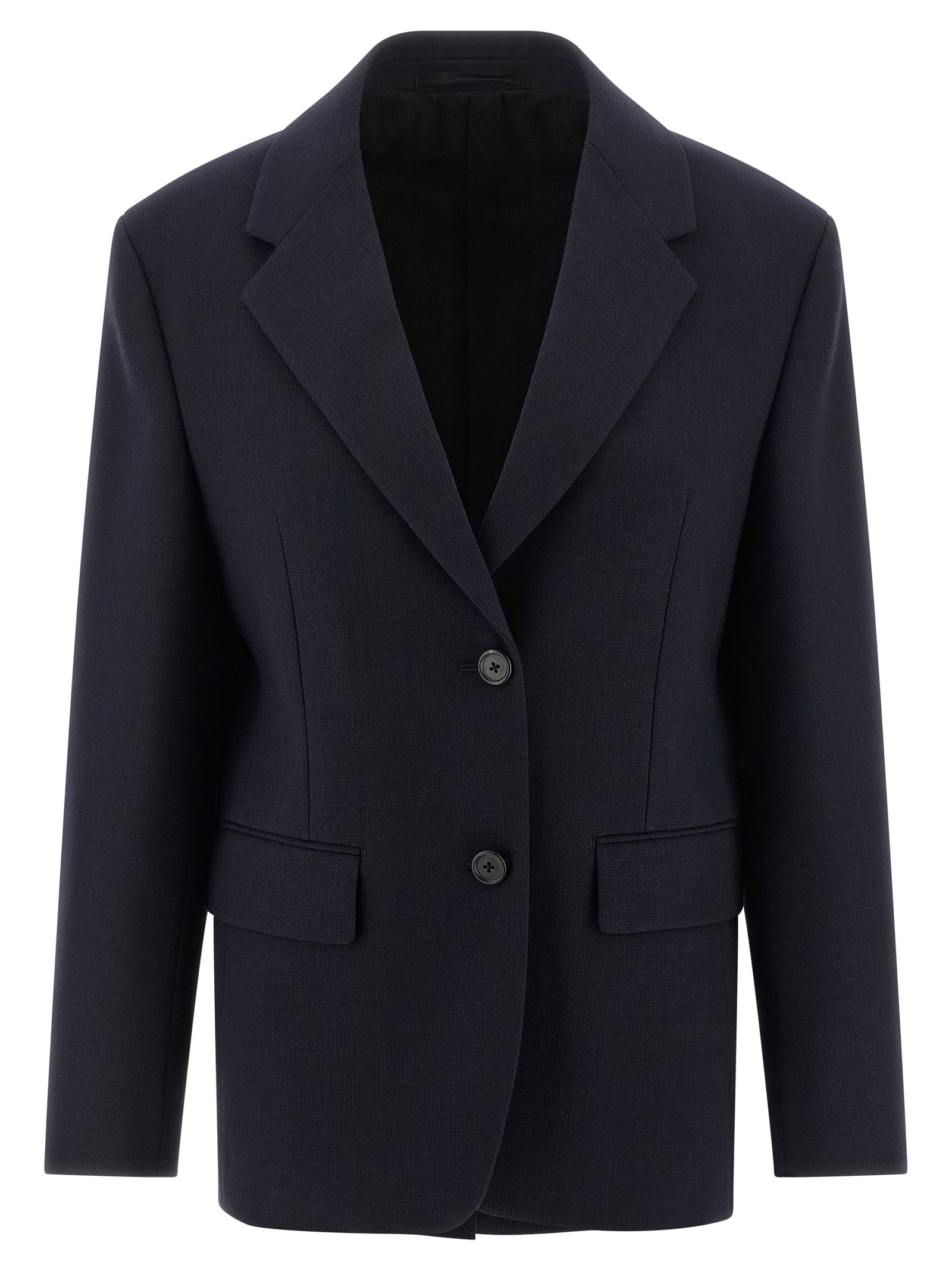 Prada Blue Virgin Wool Blazer Prada