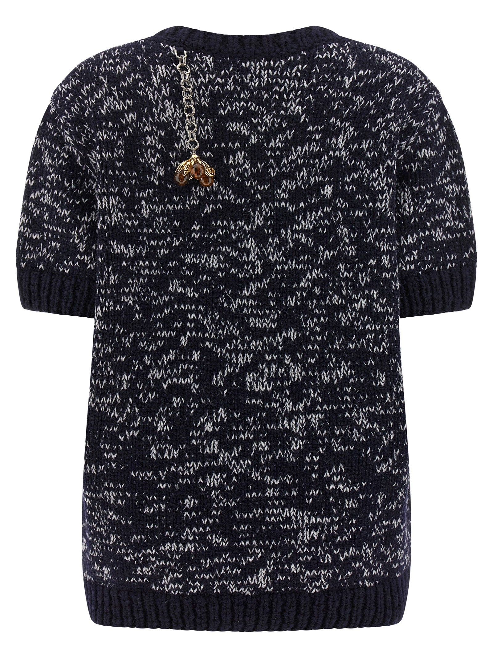 Prada Multicolor Virgin Wool Cardigan Prada