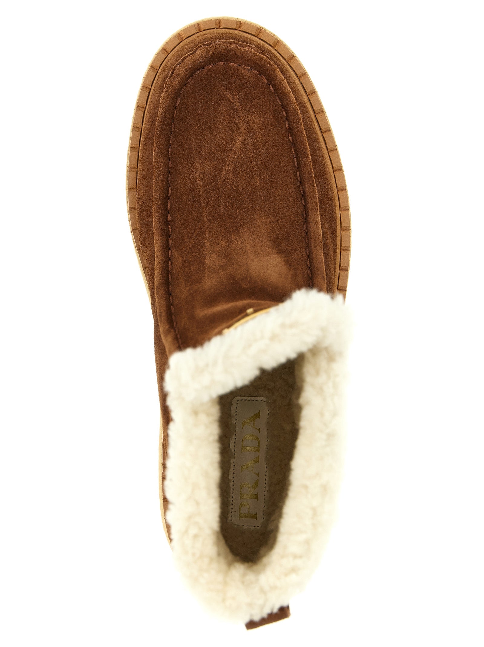 Prada Brown Calfskin Ankle Boots Prada